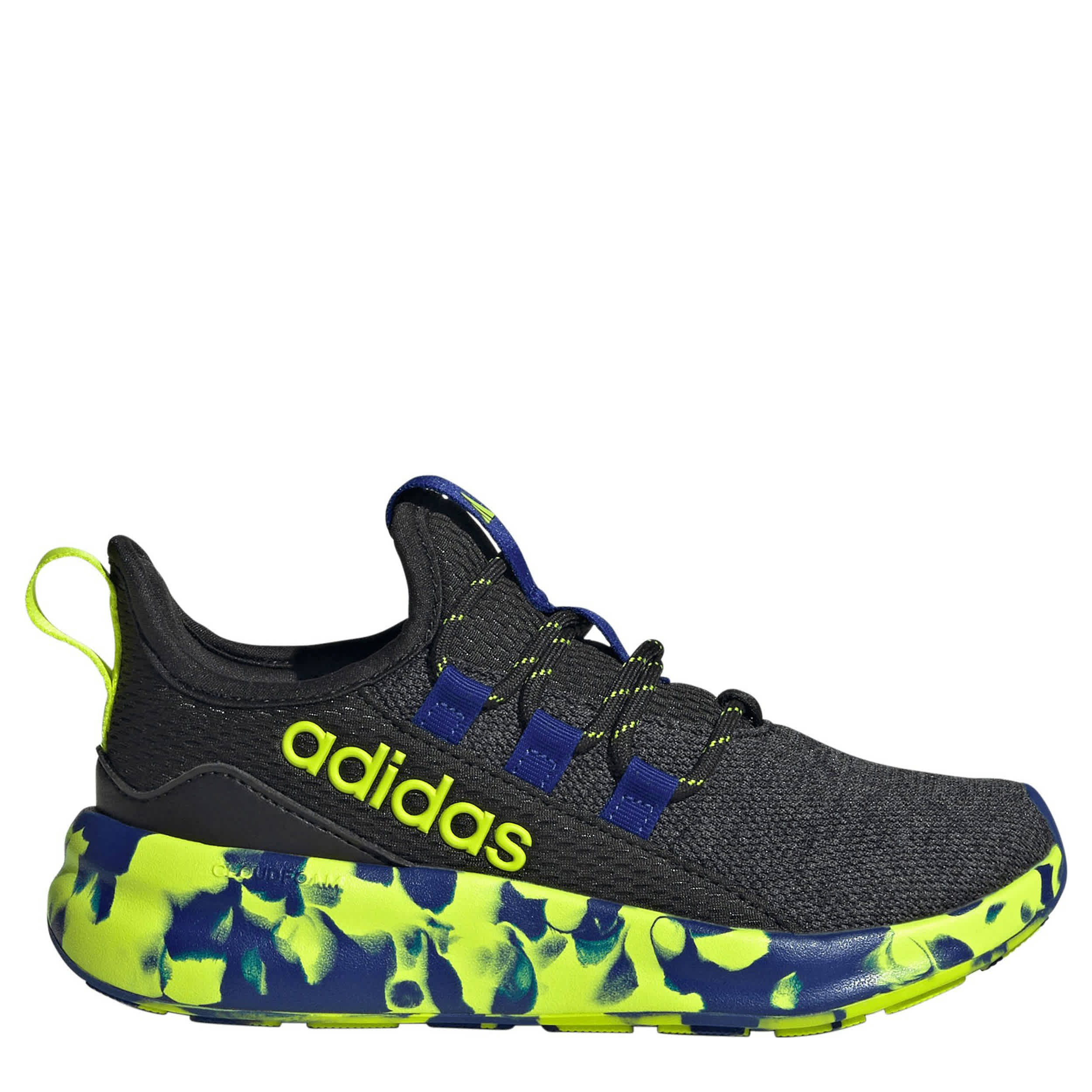ADIDAS-BOYS LITTLE-BIG KID LITE RACER ADAPT 8 SLIP ON SNEAKER-BLACK & LIME