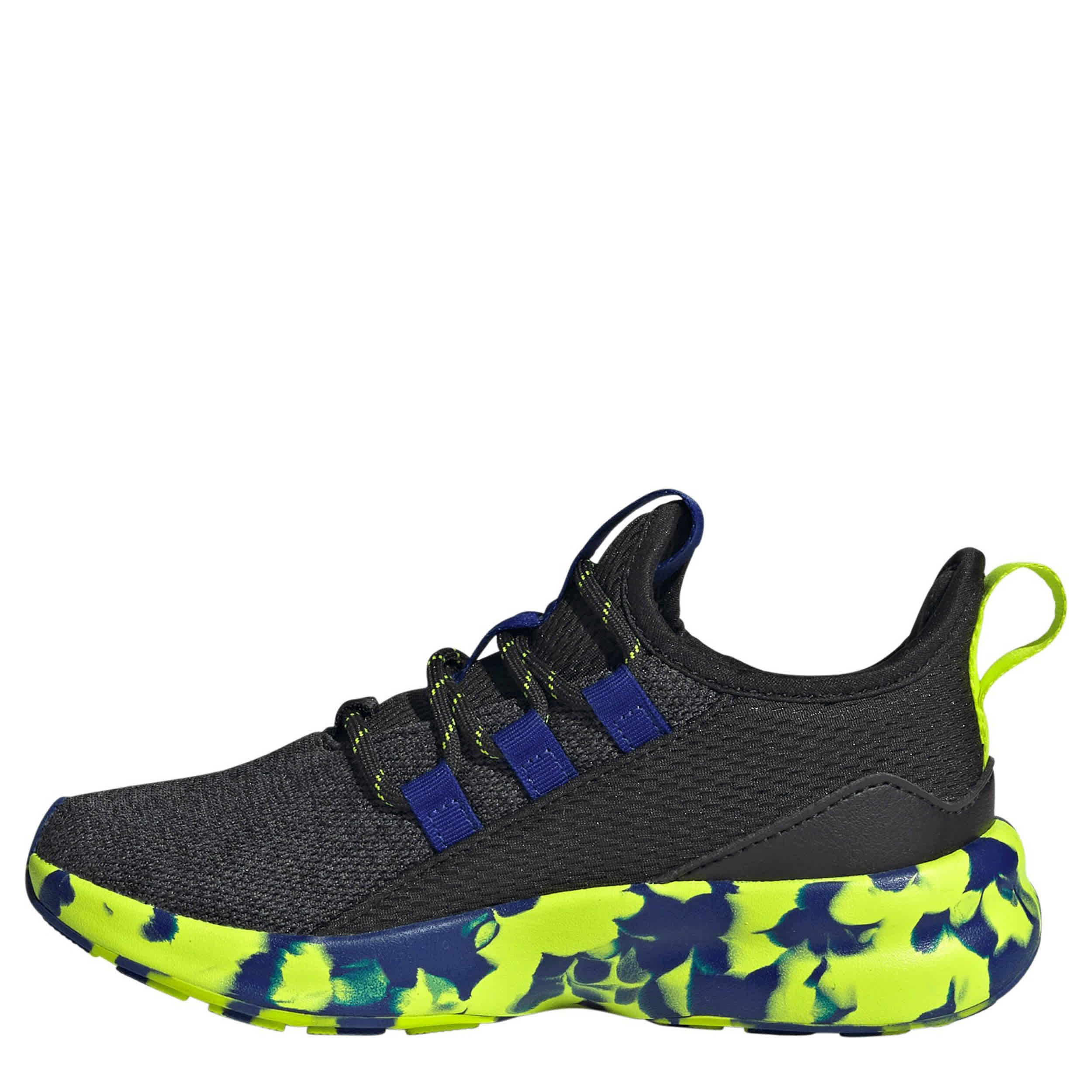 ADIDAS-BOYS LITTLE-BIG KID LITE RACER ADAPT 8 SLIP ON SNEAKER-BLACK & LIME