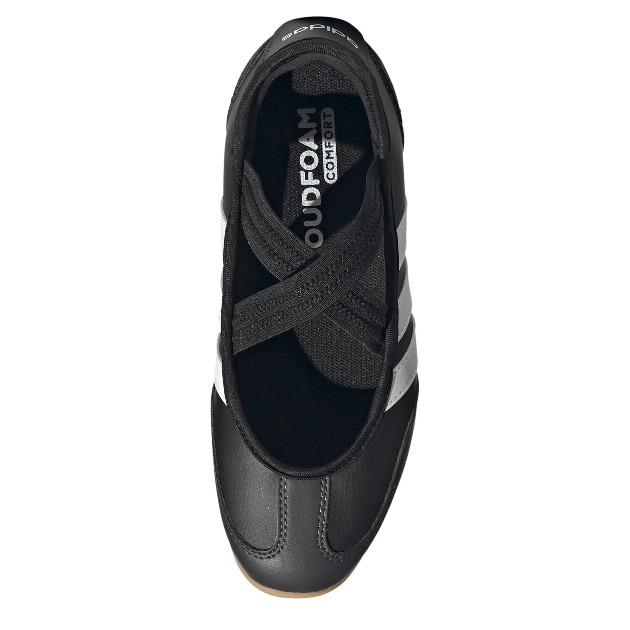ADIDAS-GIRLS BIG KID BARREDA MARY JANE SHOE-BLACK & WHITE