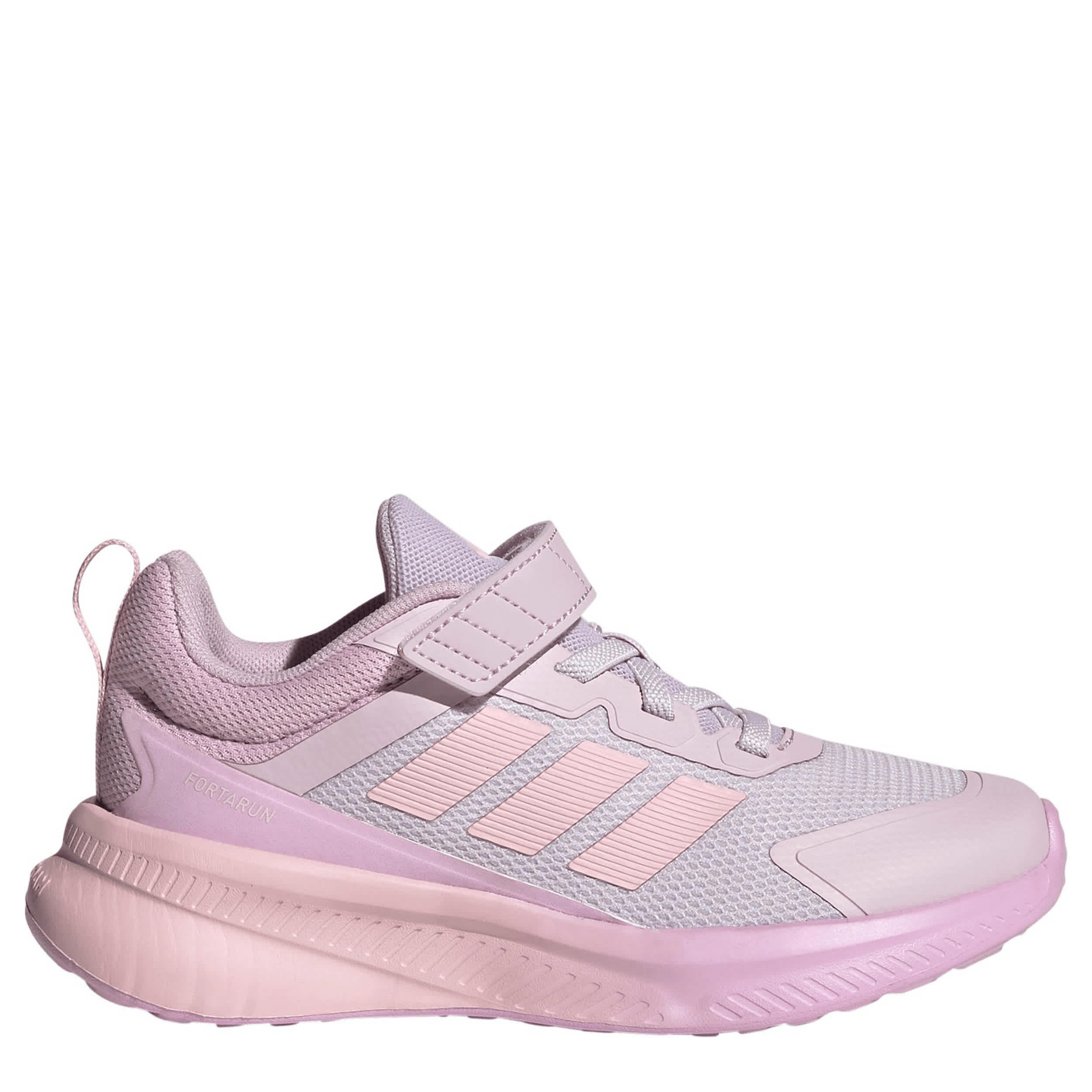 ADIDAS-GIRLS LITTLE KID FORTARUN 4.0 SNEAKER-LILAC & PINK