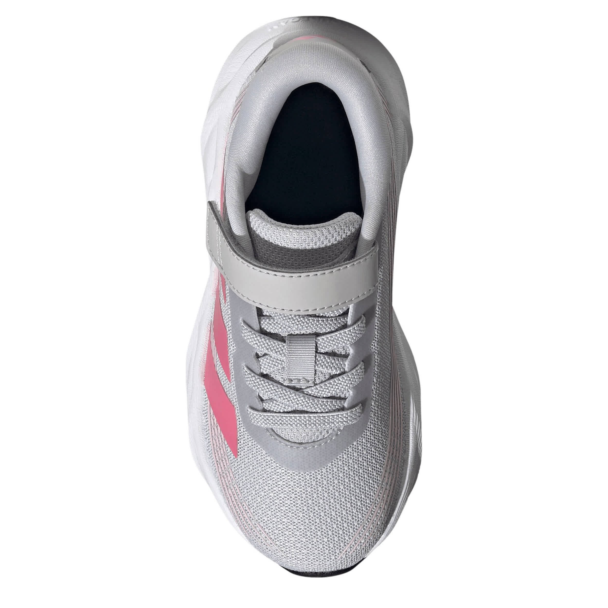 ADIDAS-GIRLS LITTLE KID GALAXY 8 SNEAKER-GREY & PINK