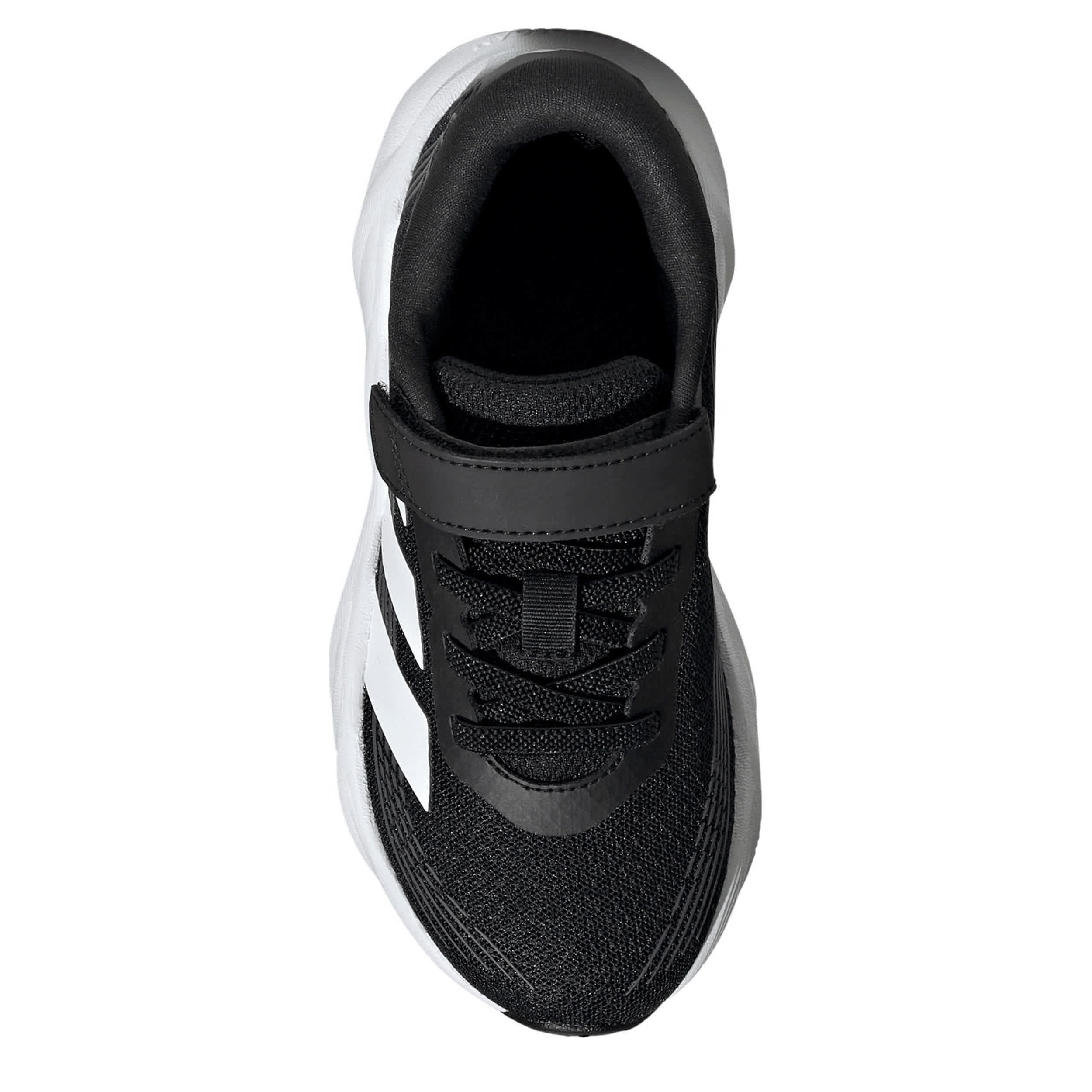 ADIDAS-BOYS LITTLE KID GALAXY 8 SLIP ON SNEAKER-BLACK & WHITE
