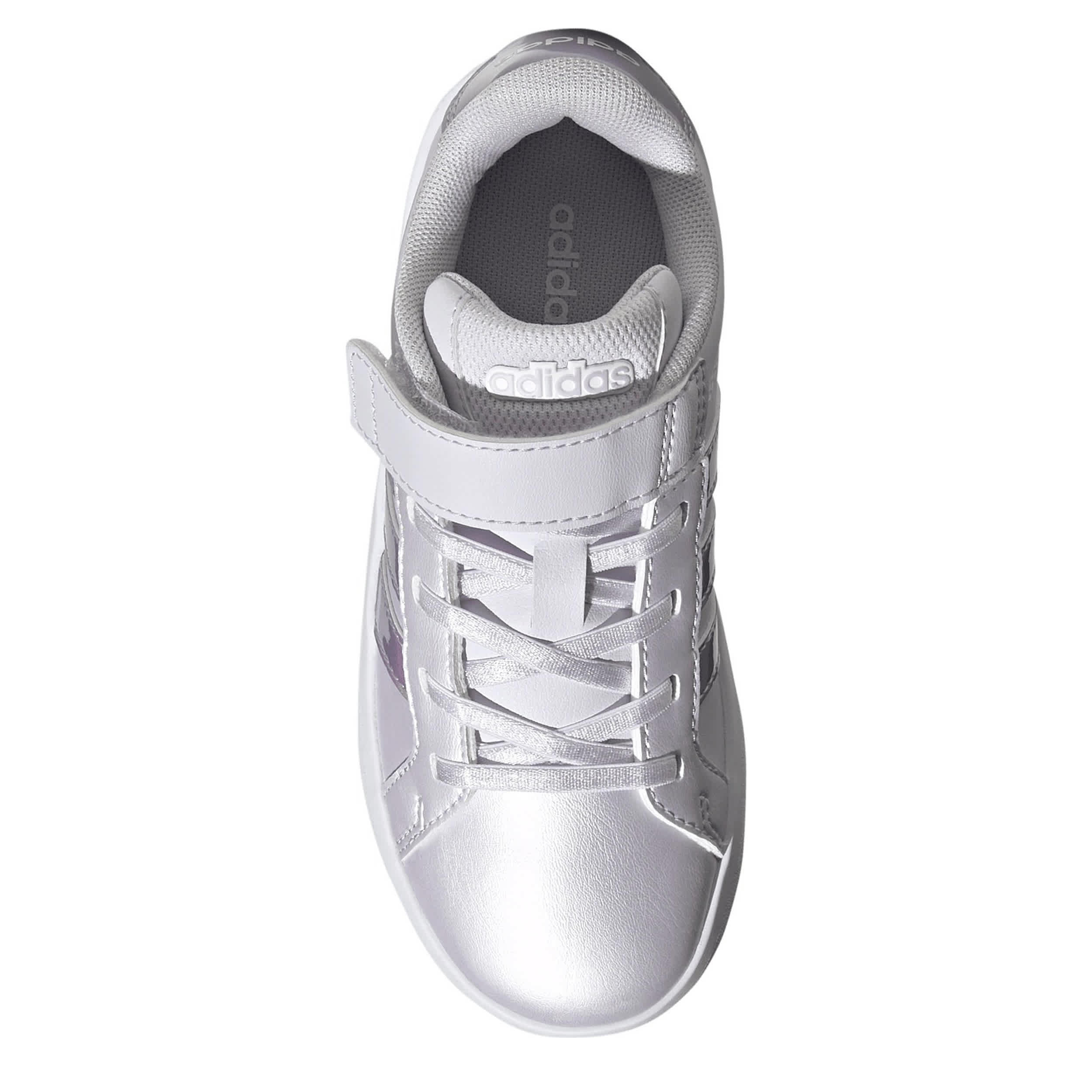 ADIDAS-GIRLS LITTLE KID GRAND COURT 3.0 SNEAKER-LILAC & BLUSH
