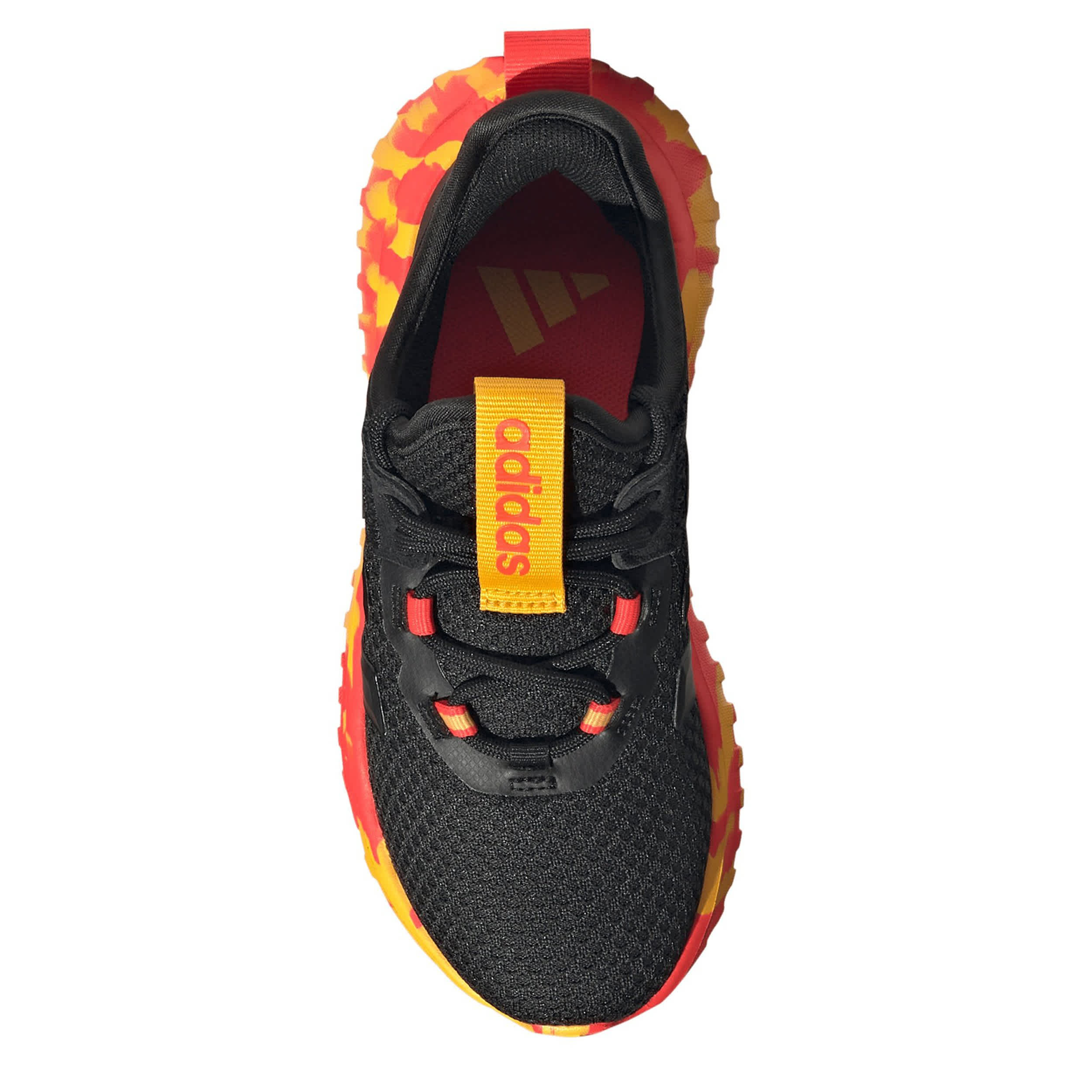 ADIDAS-BOYS LITTLE-BIG KID KAPTIR 4.0 SNEAKER-BLACK & RED
