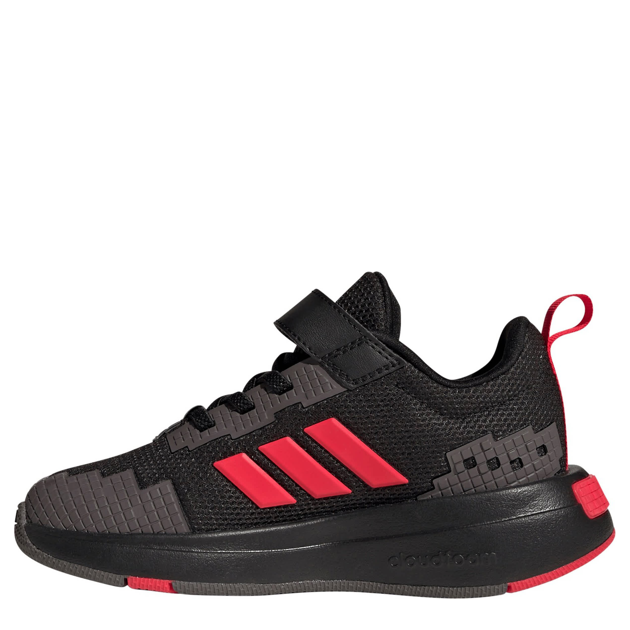 ADIDAS-BOYS LITTLE KID MINECRAFT SNEAKER-BLACK & RED