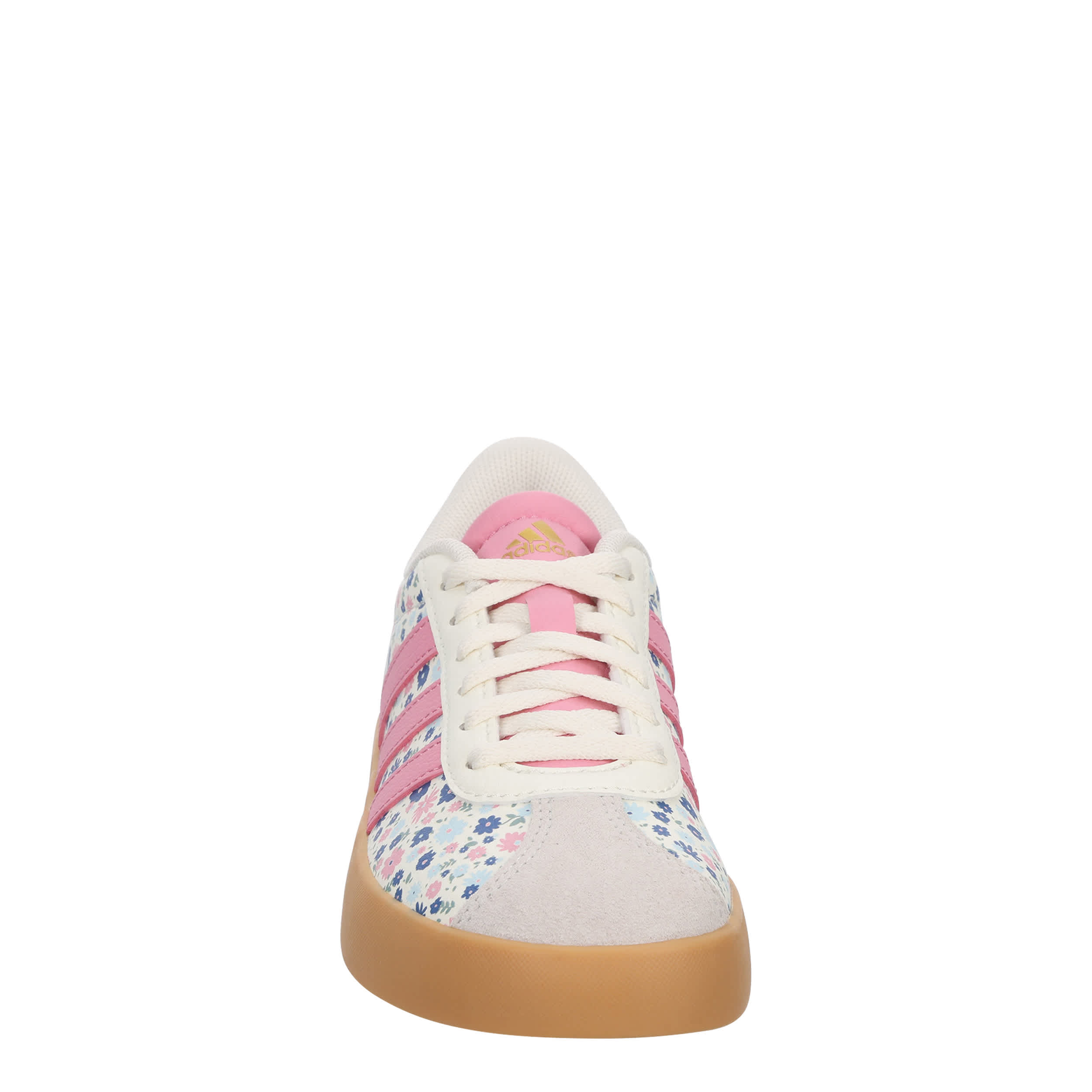 ADIDAS-GIRLS LITTLE-BIG KID VL COURT 3.0 SNEAKER-PINK & MULTICOLOR