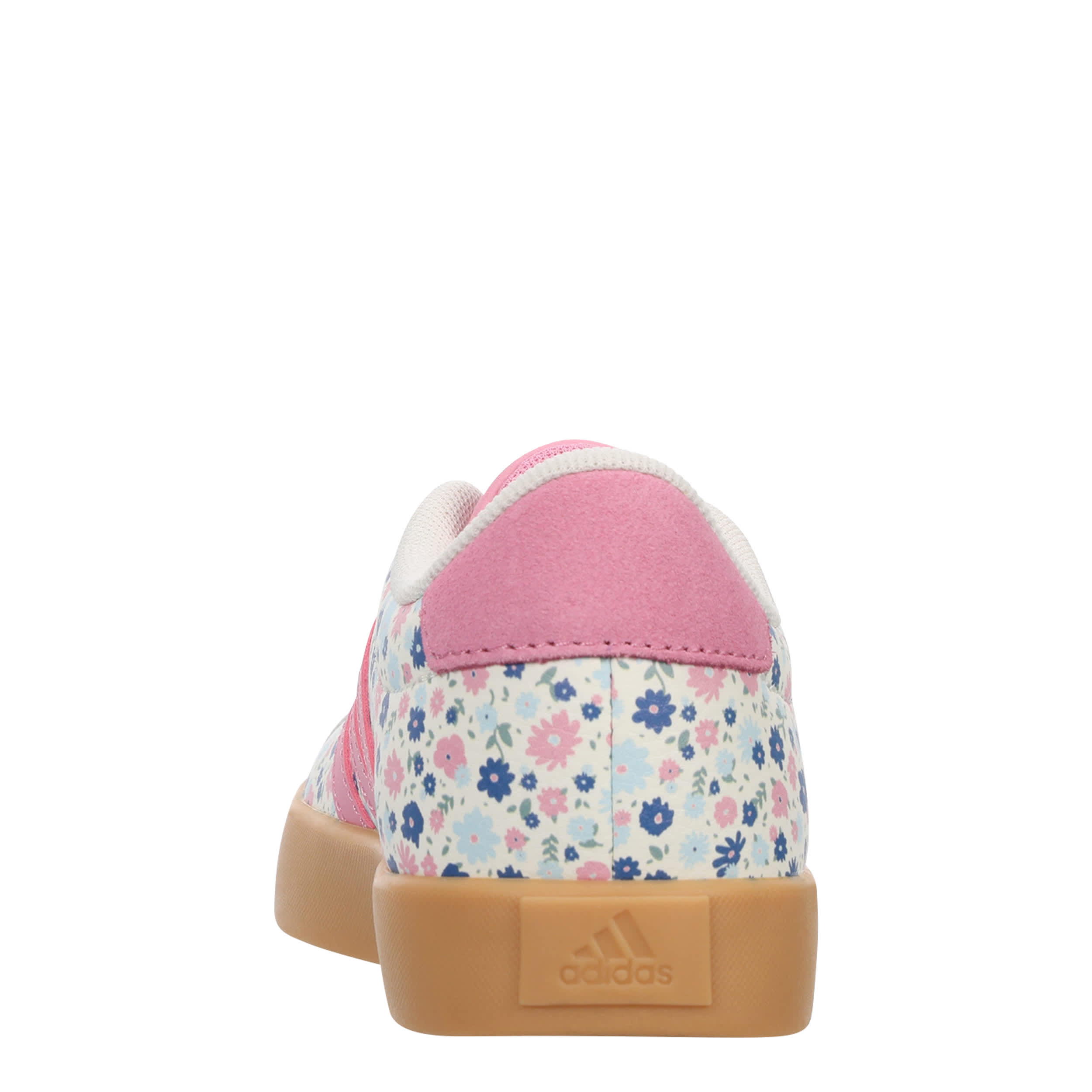 ADIDAS-GIRLS LITTLE-BIG KID VL COURT 3.0 SNEAKER-PINK & MULTICOLOR