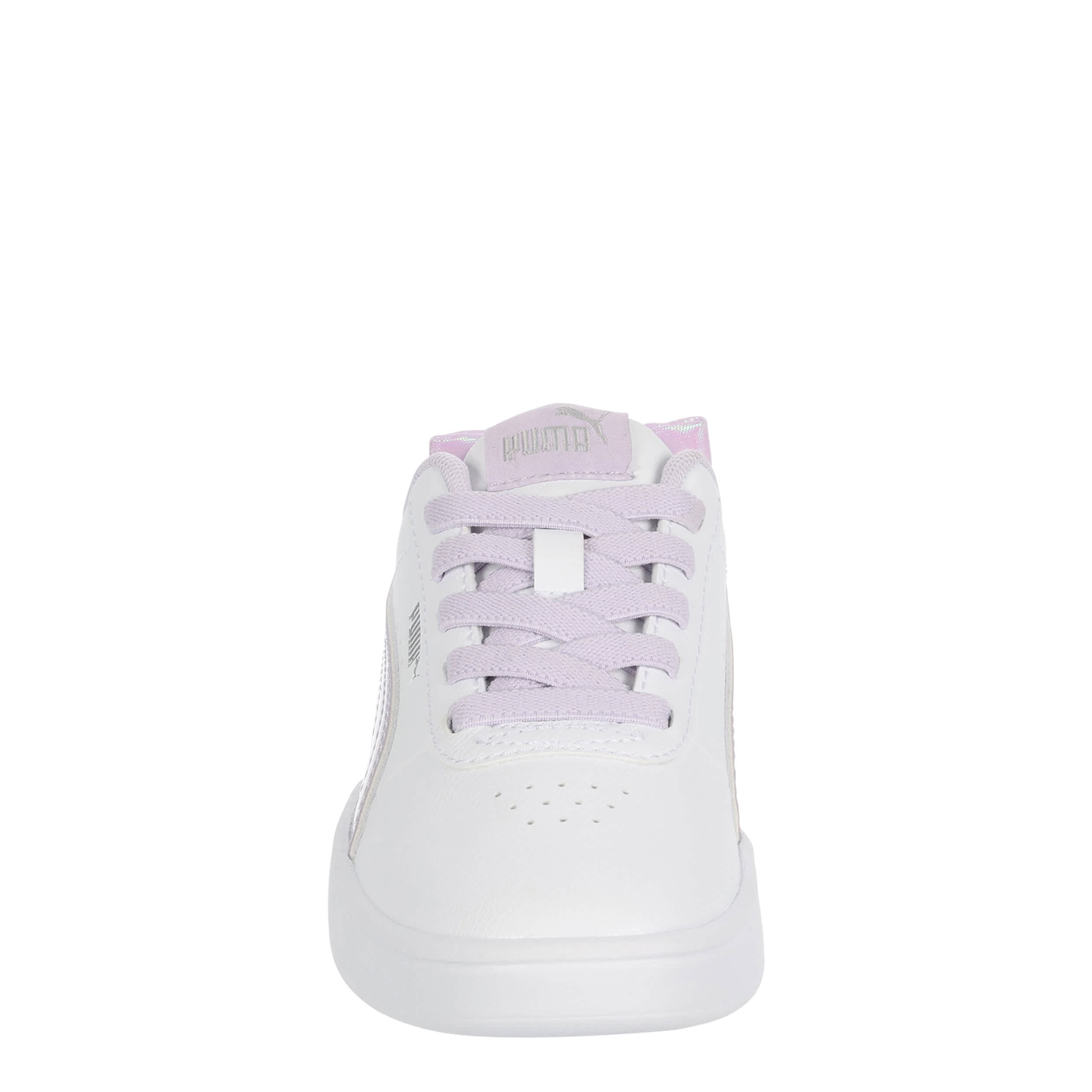 PUMA-GIRLS LITTLE KID JUNA SNEAKER-WHITE & LILAC