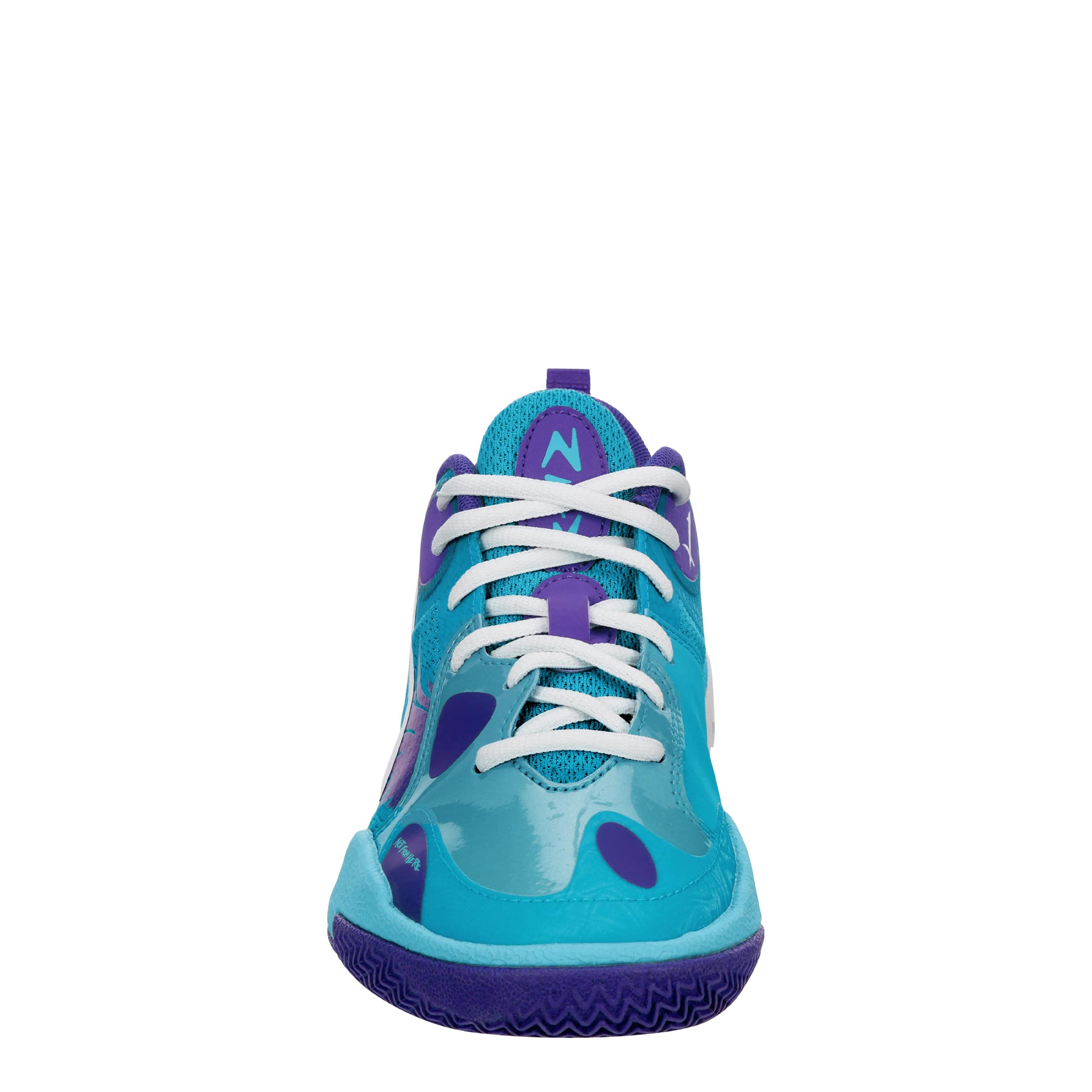 PUMA-BOYS BIG KID MB WORLD .01 BASKETBALL SHOE-TEAL & BLUE