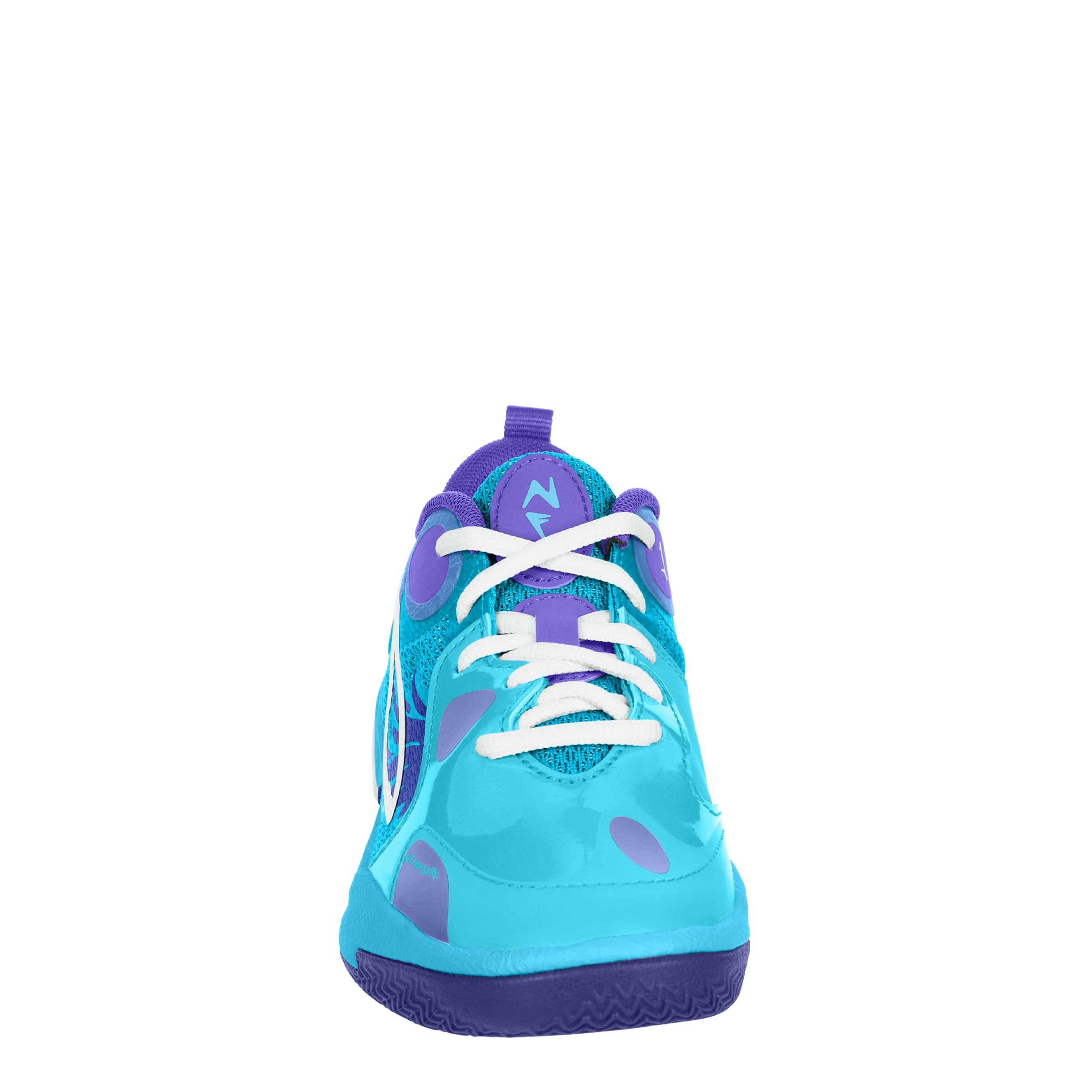 PUMA-BOYS LITTLE KID MB WORLD .01 BASKETBALL SHOE-TEAL & BLUE