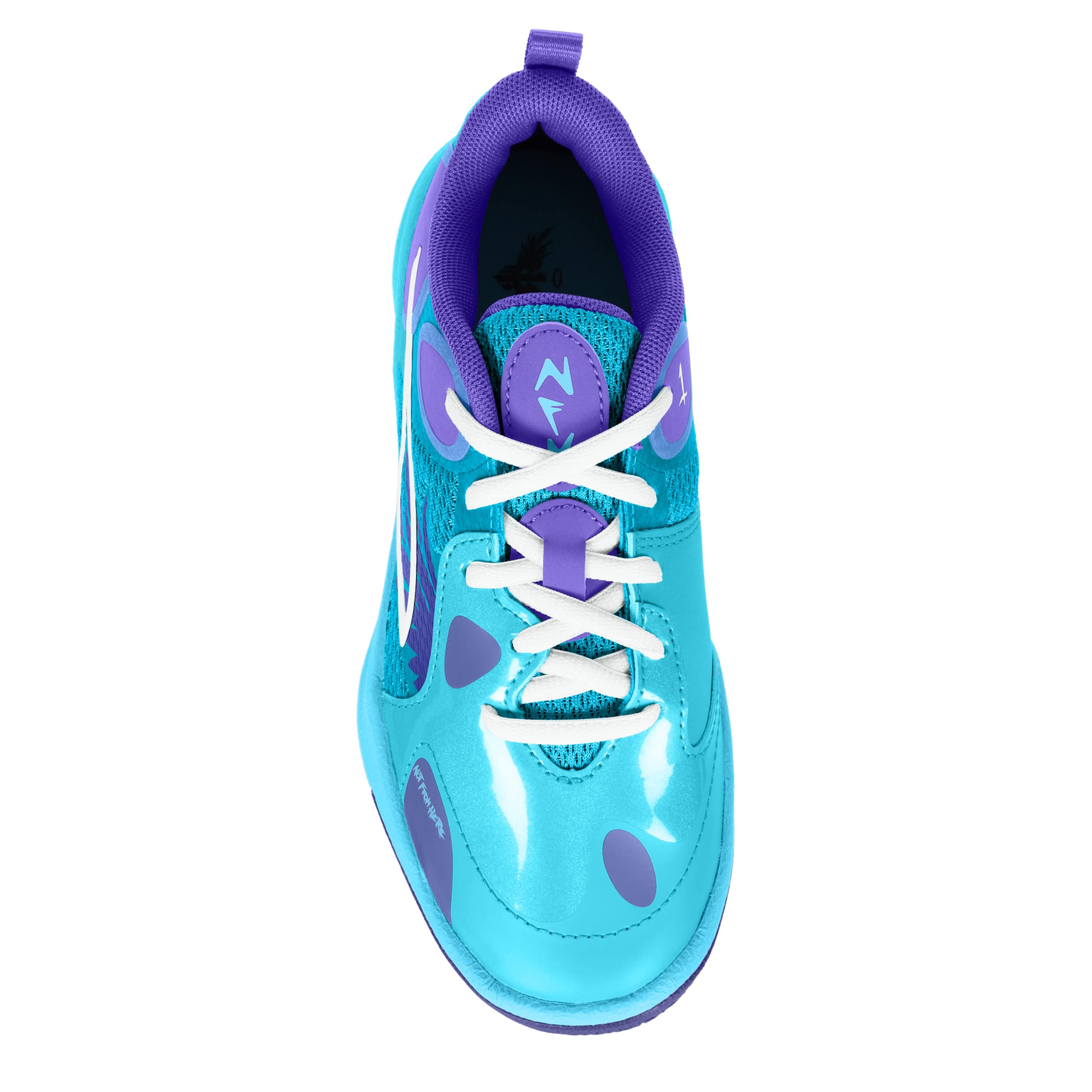PUMA-BOYS LITTLE KID MB WORLD .01 BASKETBALL SHOE-TEAL & BLUE