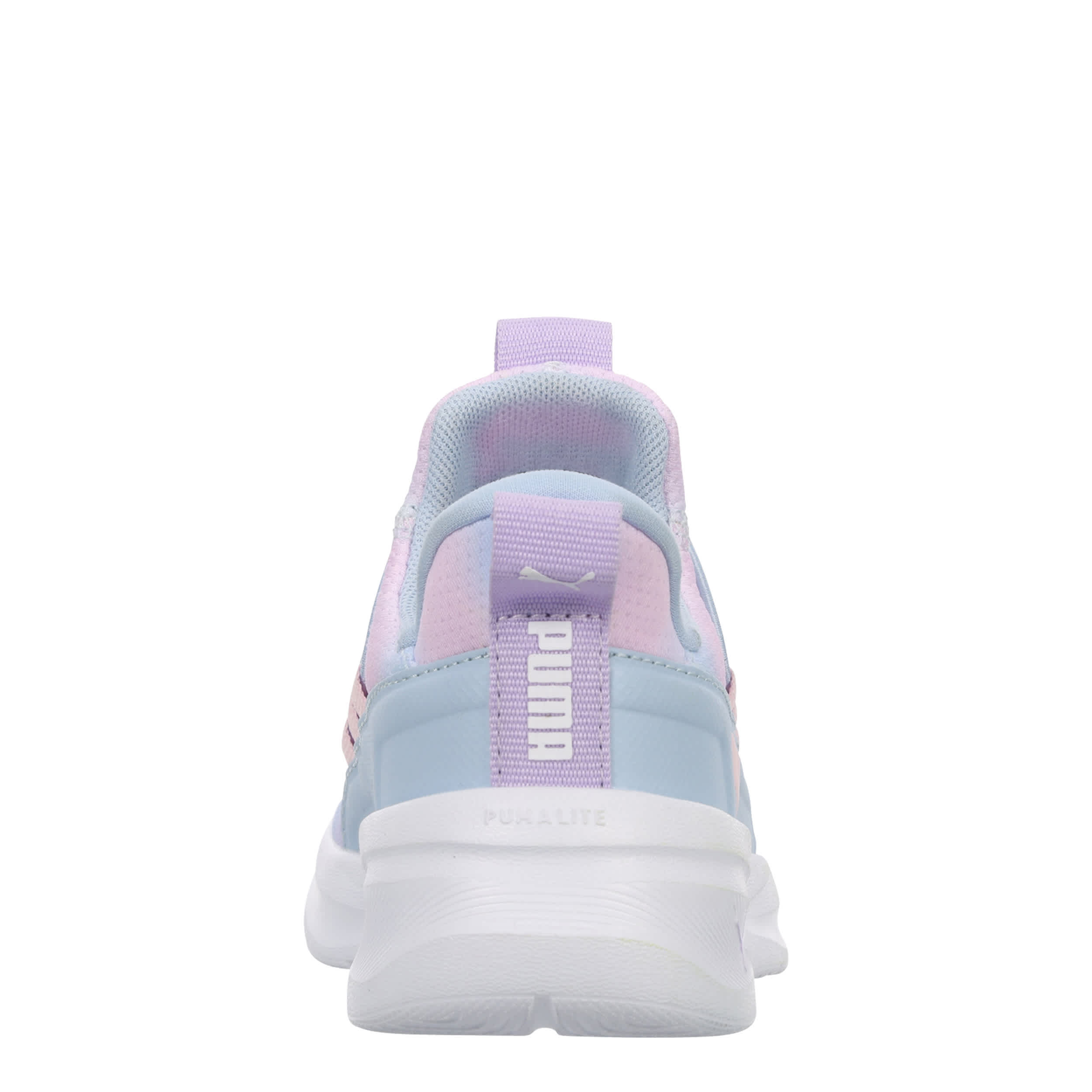 PUMA-GIRLS LITTLE KID SOFTRIDE ONE4ALL 2.0 SNEAKER-LIGHT BLUE & PINK