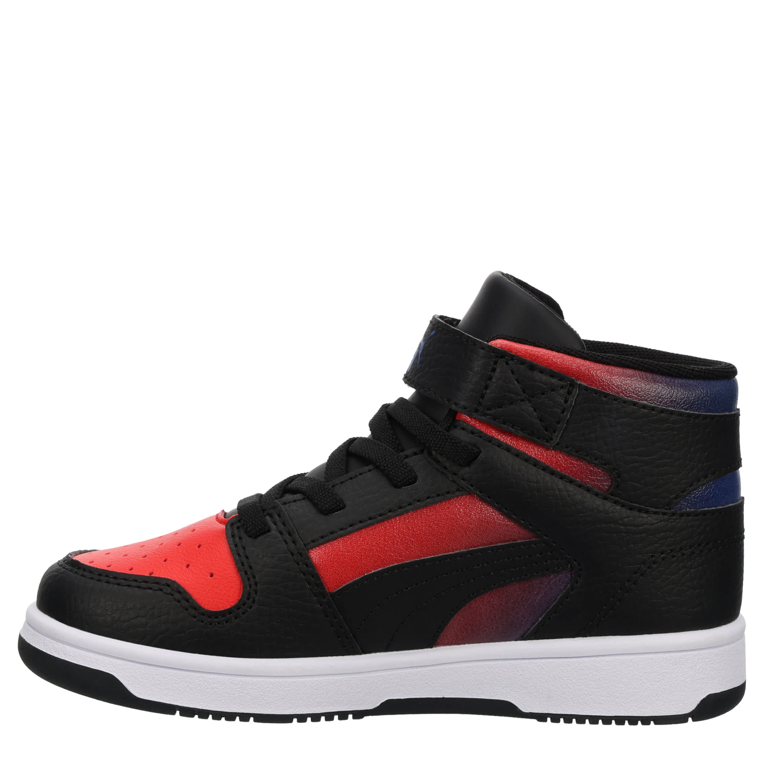 PUMA-BOYS LITTLE KID REBOUND LAYUP SNEAKER-BLACK & RED