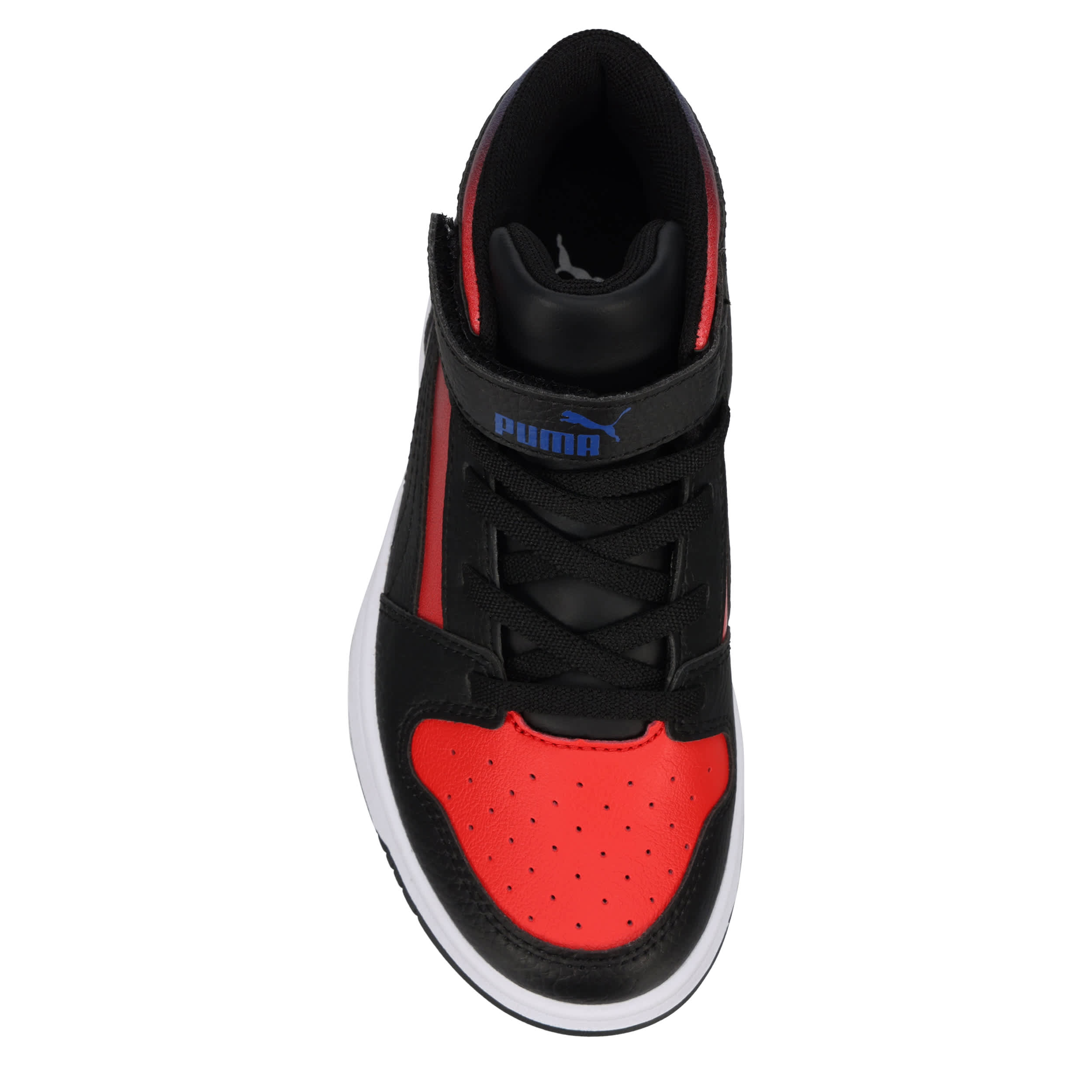PUMA-BOYS LITTLE KID REBOUND LAYUP SNEAKER-BLACK & RED