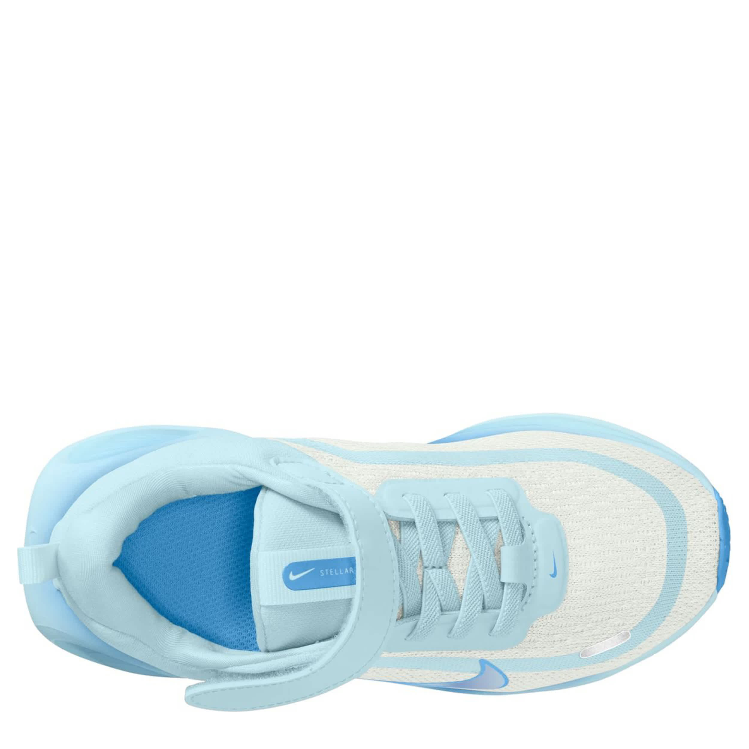NIKE-GIRLS LITTLE KID STELLAR RIDE SNEAKER-LIGHT BLUE & PALE BLUE