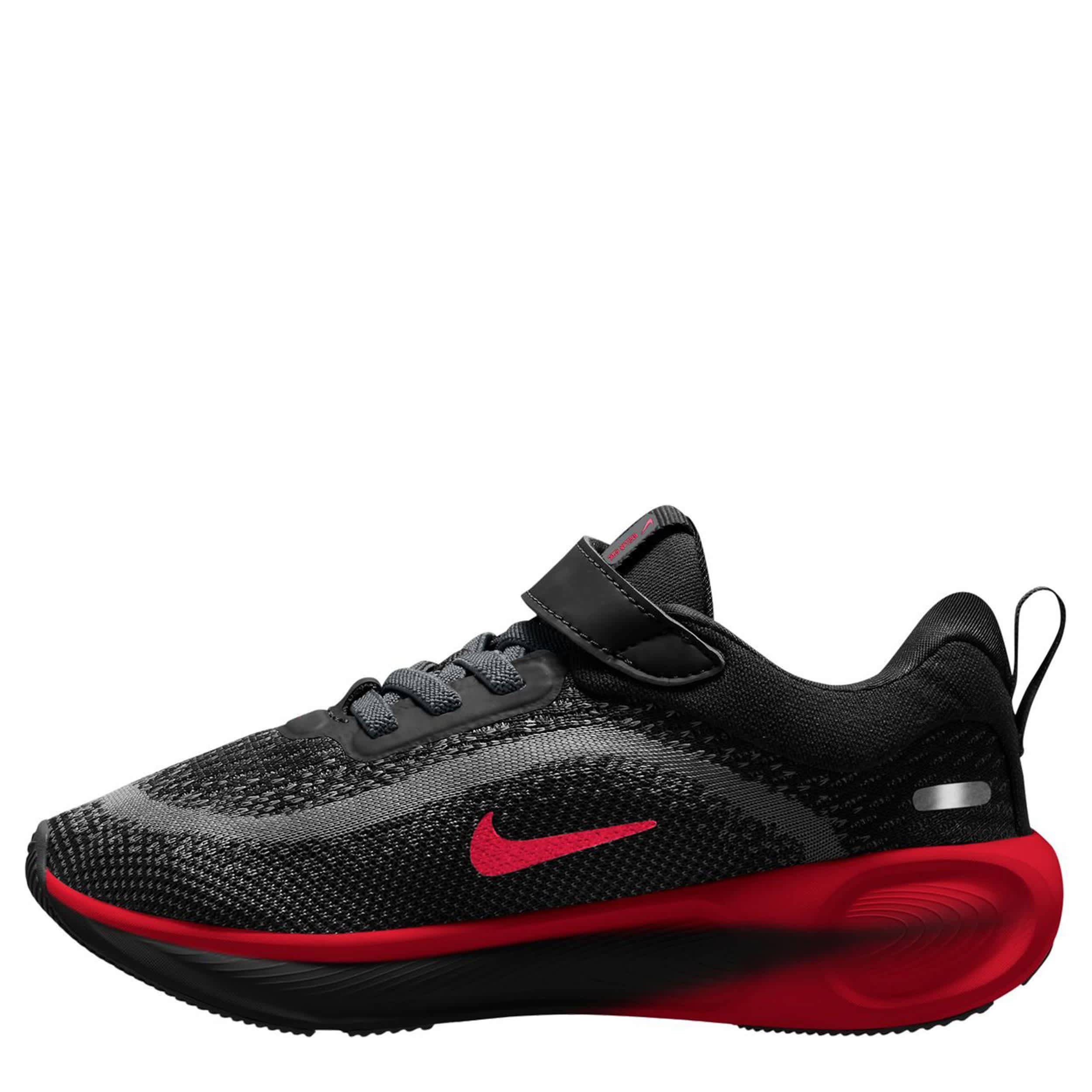 NIKE-BOYS LITTLE KID STELLAR RIDE SNEAKER-BLACK & RED