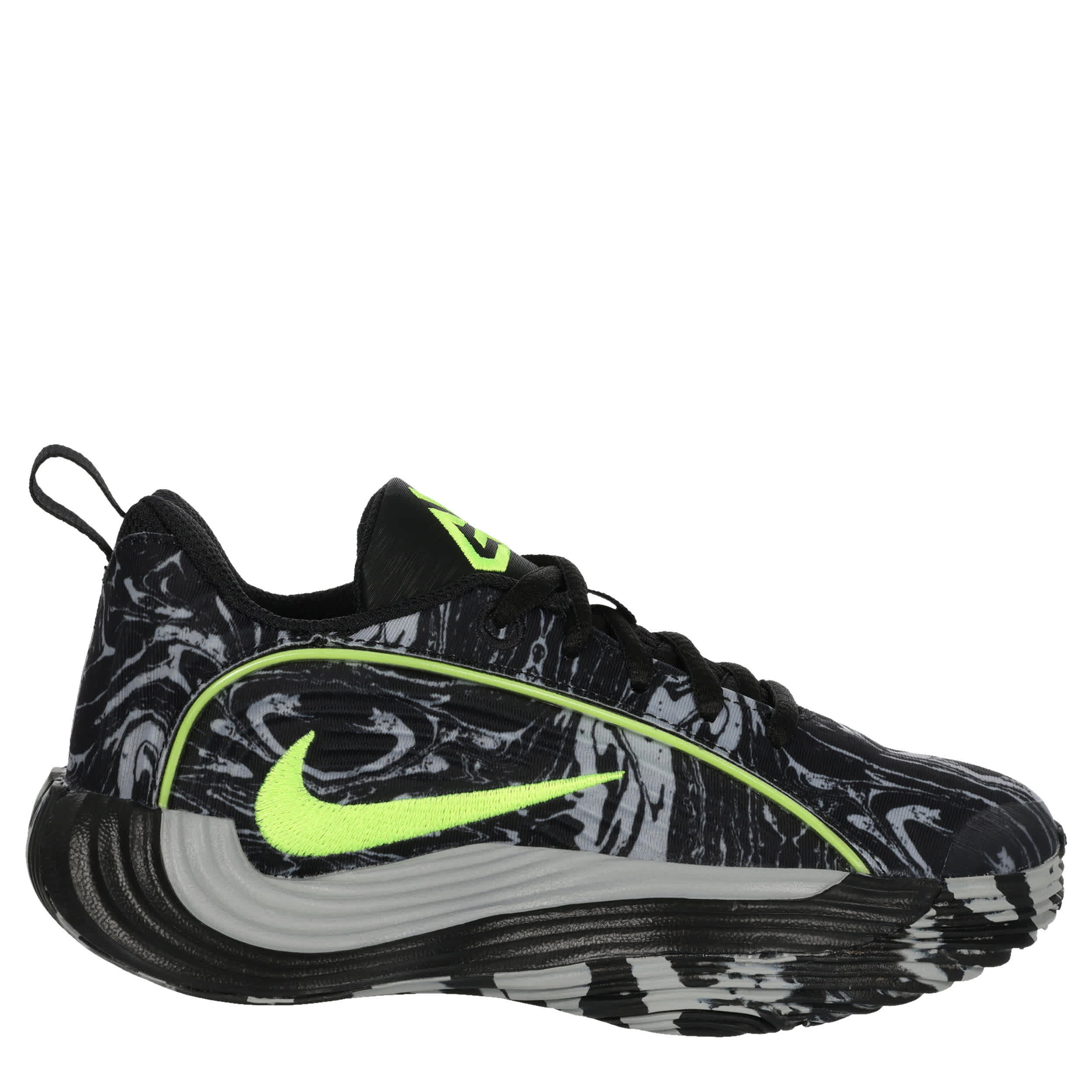 NIKE-BOYS LITTLE KID GIANNIS IMMORTALITY IV BASKETBALL SHOE-BLACK & BRIGHT GREEN