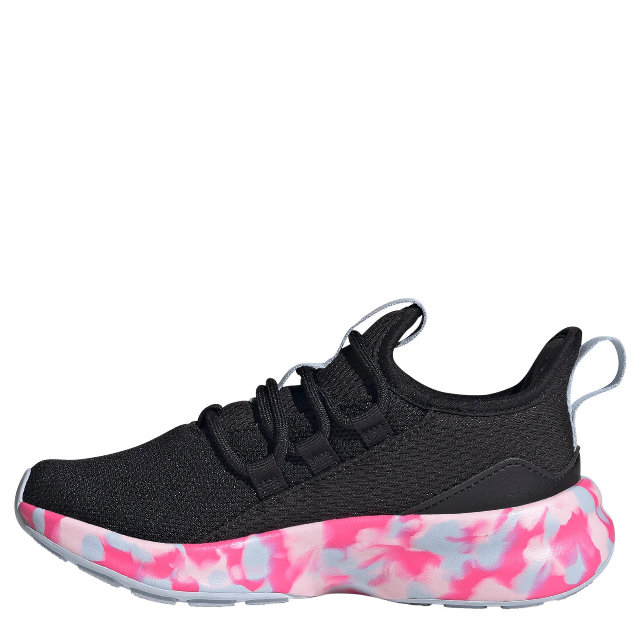 ADIDAS-GIRLS LITTLE-BIG KID LITE RACER ADAPT 8 SNEAKER-BLACK & PINK