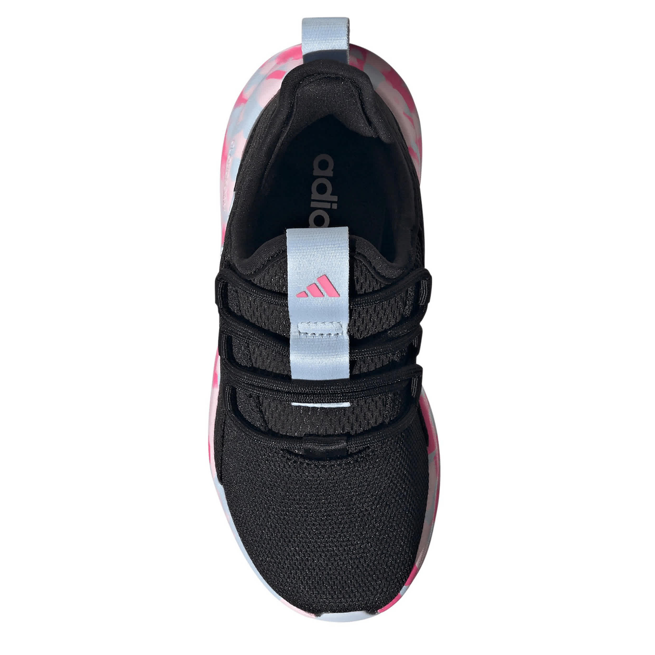 ADIDAS-GIRLS LITTLE-BIG KID LITE RACER ADAPT 8 SNEAKER-BLACK & PINK