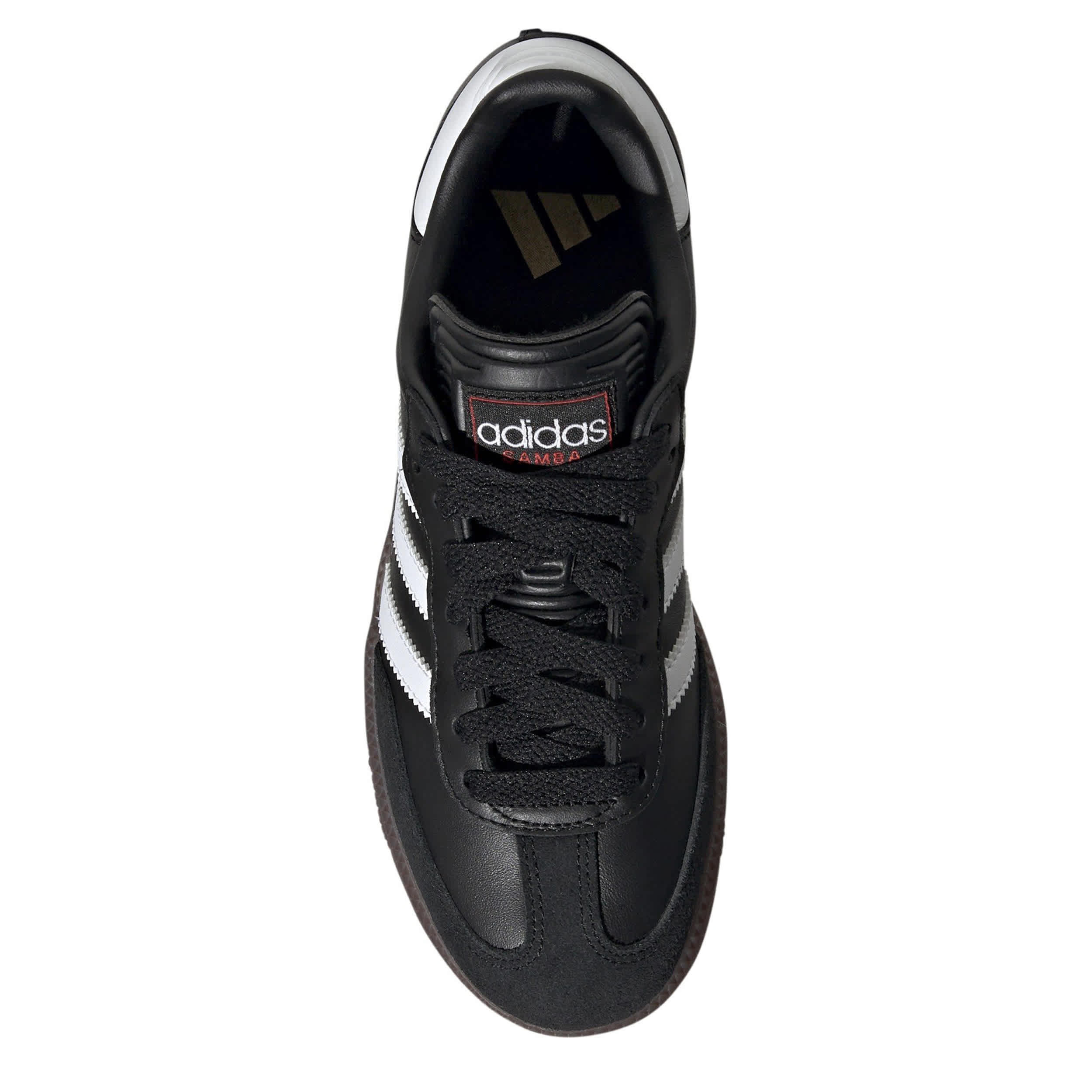 ADIDAS-BOYS BIG KID SAMBA INDOOR SOCCER SNEAKER-BLACK & WHITE