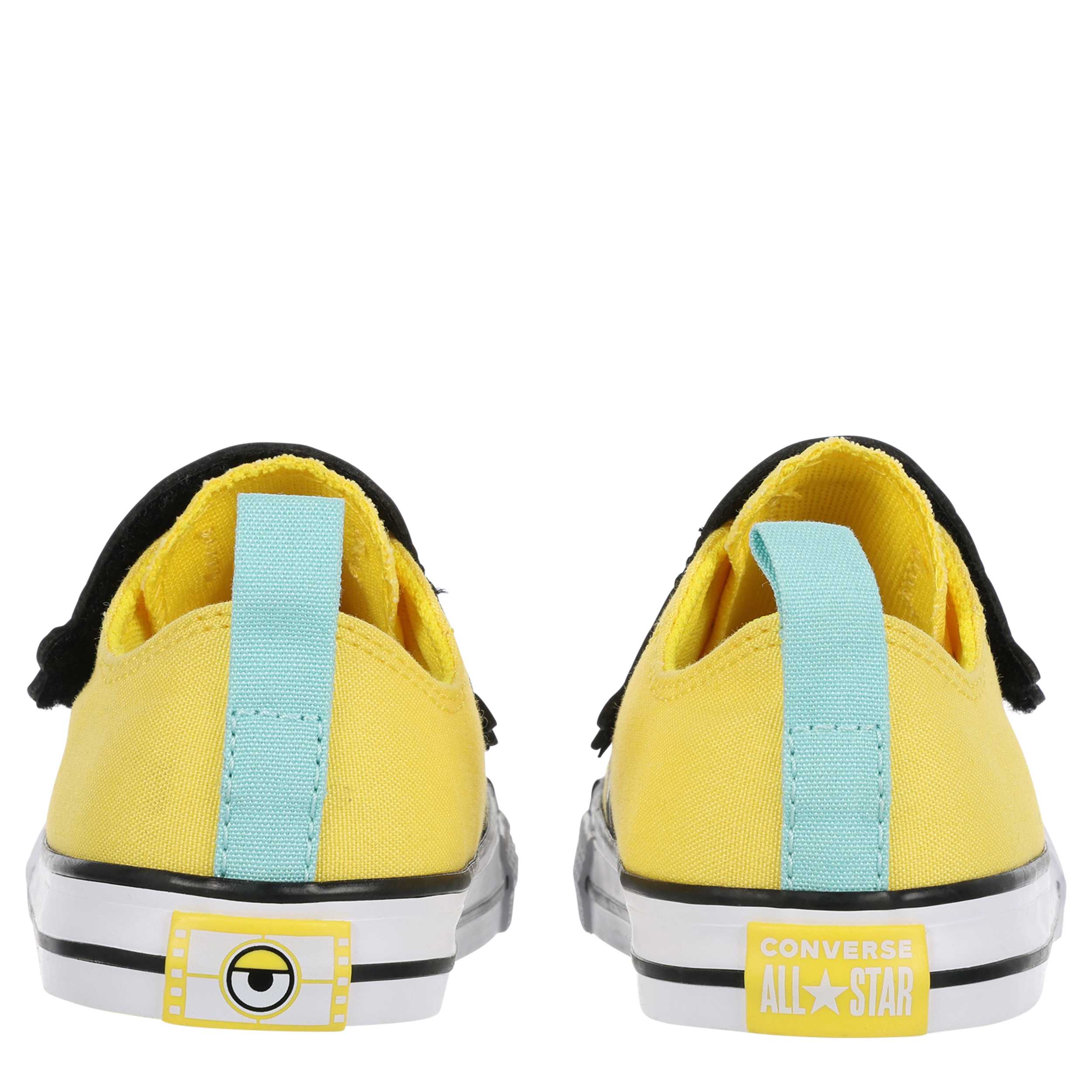 CONVERSE-BOYS INFANT TODDLER CHUCK TAYLOR MINION SNEAKER-YELLOW & WHITE