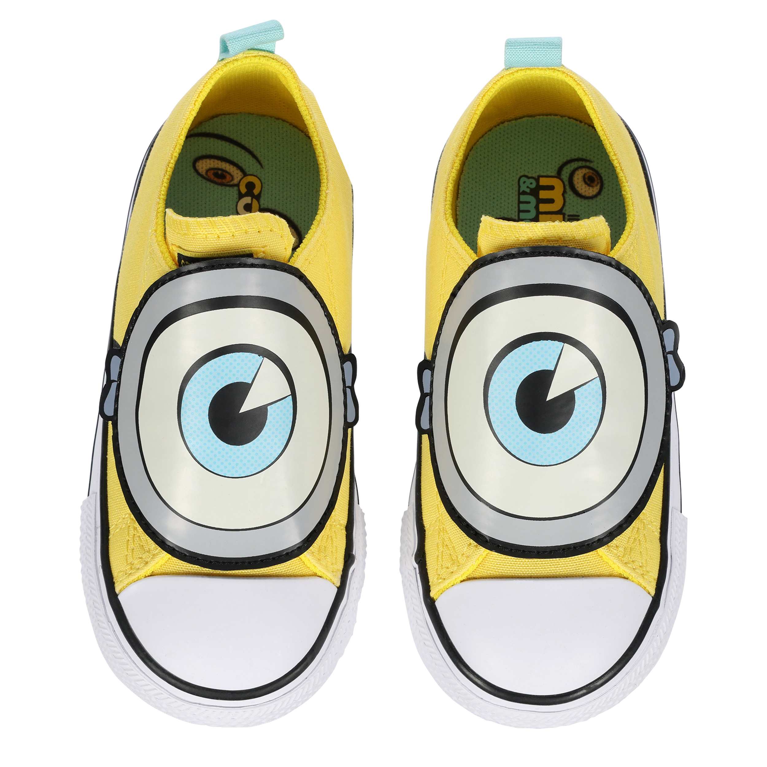CONVERSE-BOYS INFANT TODDLER CHUCK TAYLOR MINION SNEAKER-YELLOW & WHITE