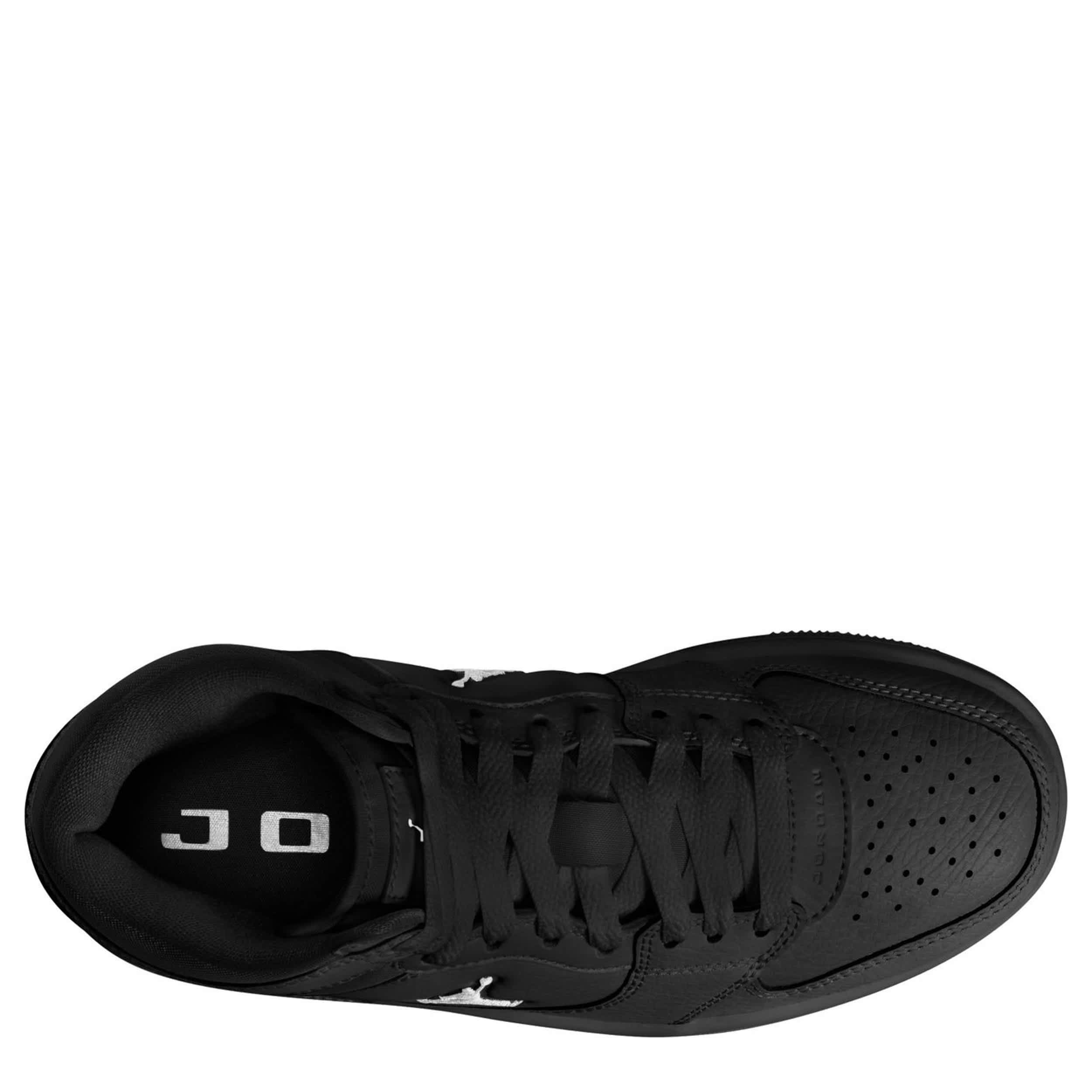 JORDAN-BOYS BIG KID COURT CONNECT MID SNEAKER-BLACK & WHITE