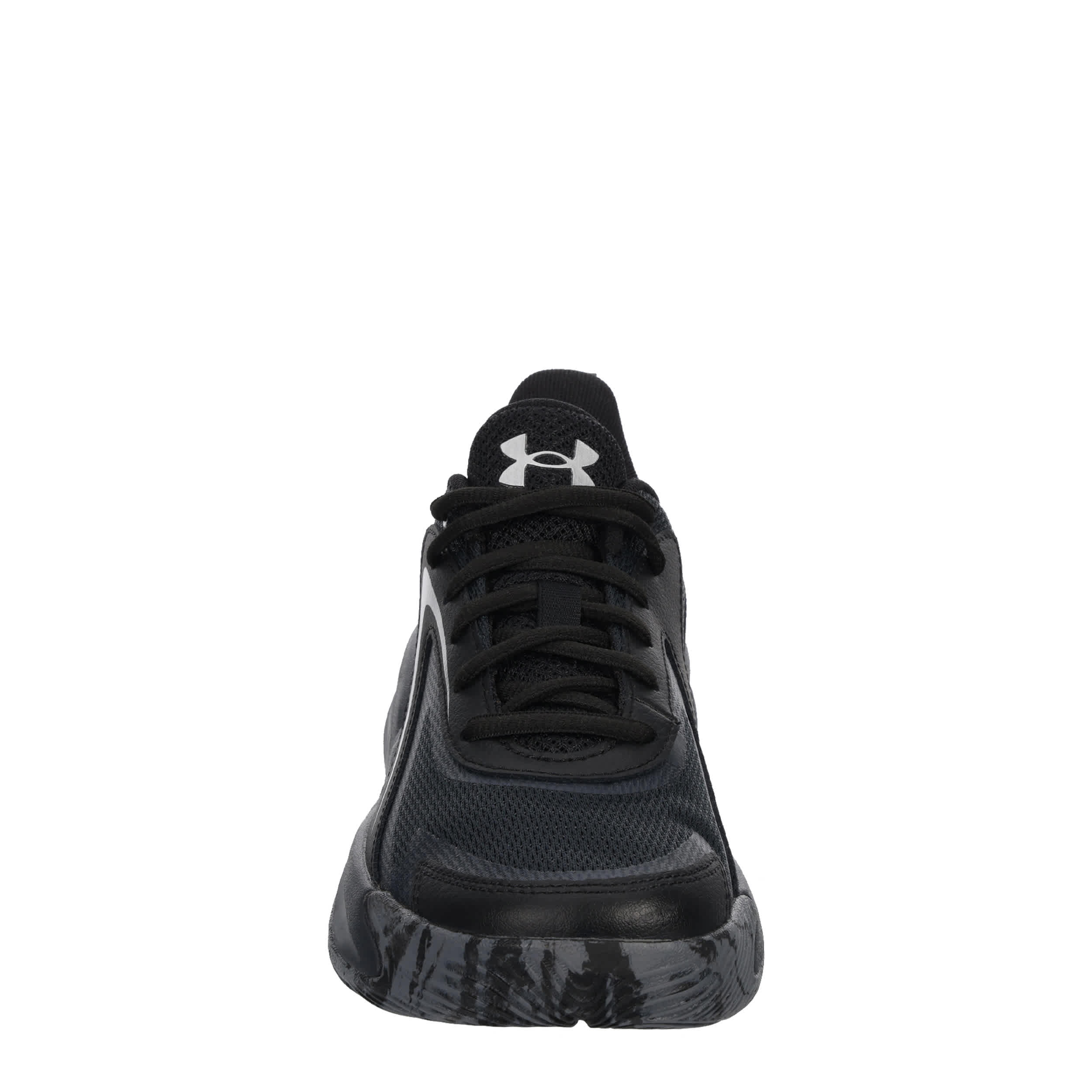 UNDER ARMOUR-BOYS LITTLE KID LOCKDOWN 8 BASKETBALL SHOE-BLACK & BLACK