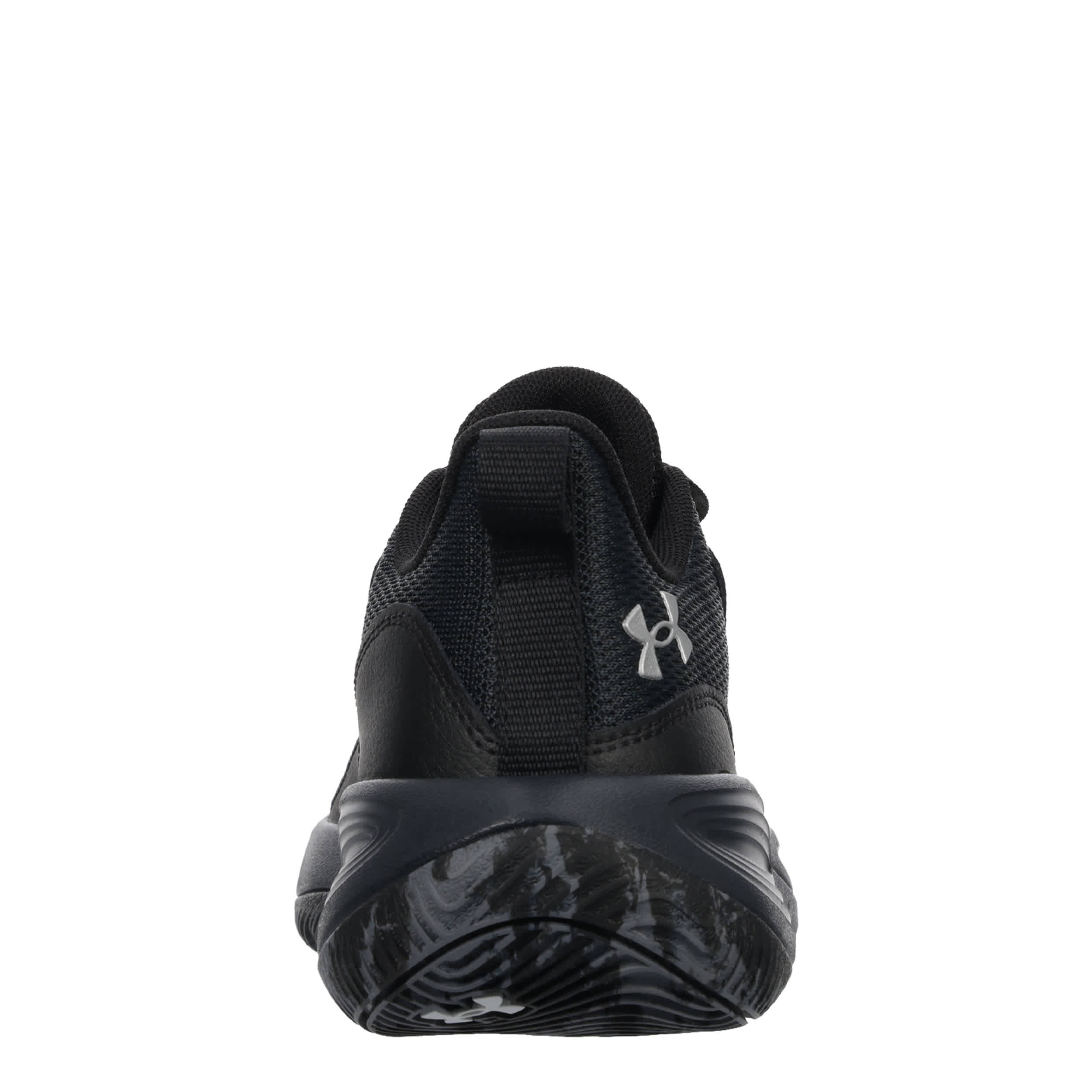 UNDER ARMOUR-BOYS LITTLE KID LOCKDOWN 8 BASKETBALL SHOE-BLACK & BLACK