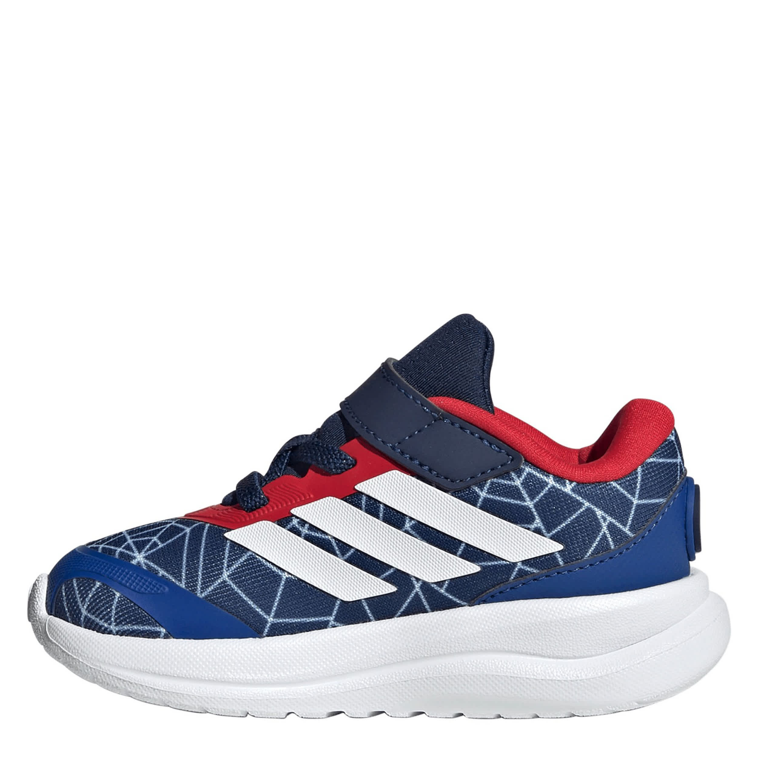 ADIDAS-BOYS TODDLER RUNFALCON SPIDER-MAN SNEAKER-BLUE & RED