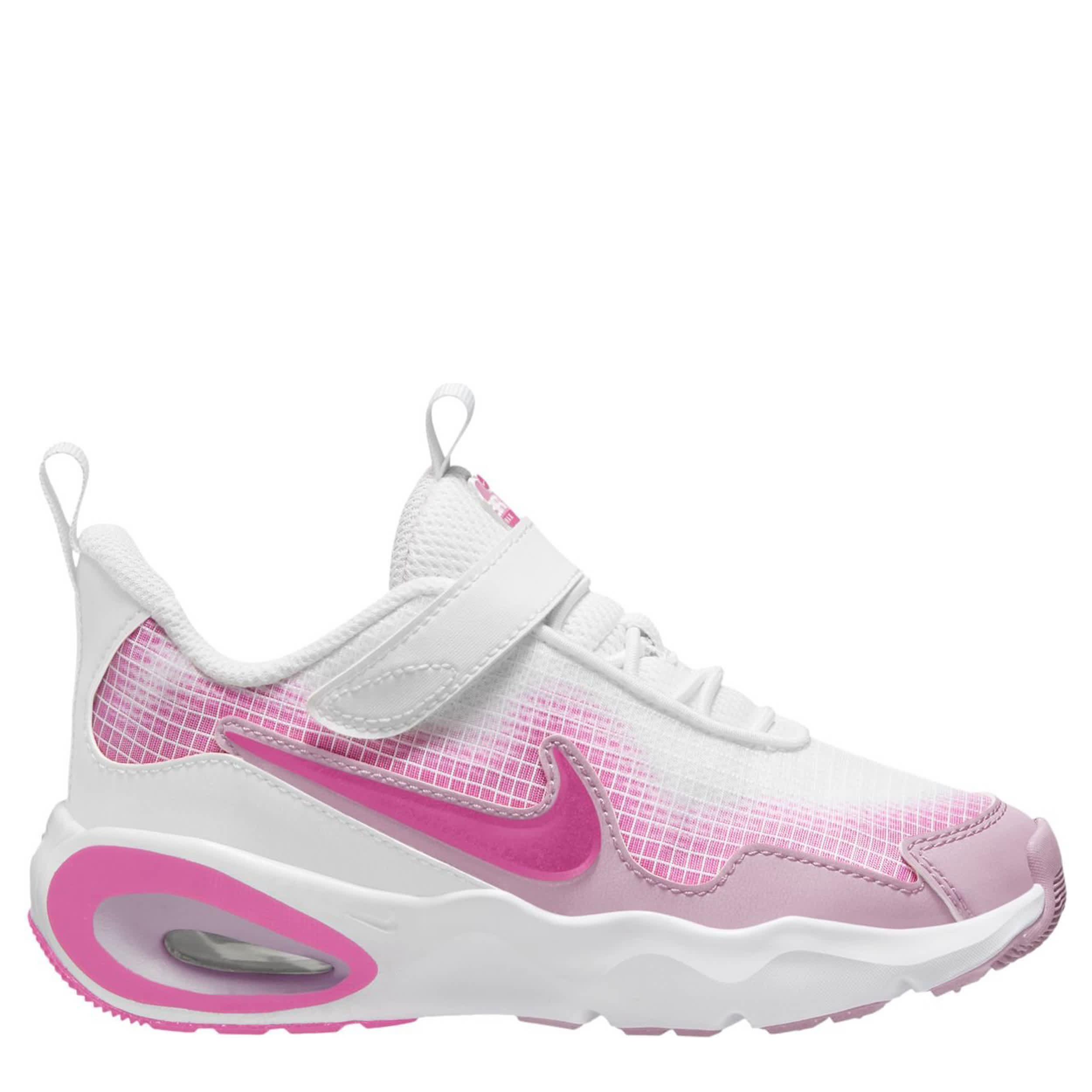 NIKE-GIRLS LITTLE KID AIR MAX NOVA SNEAKER-WHITE & PINK