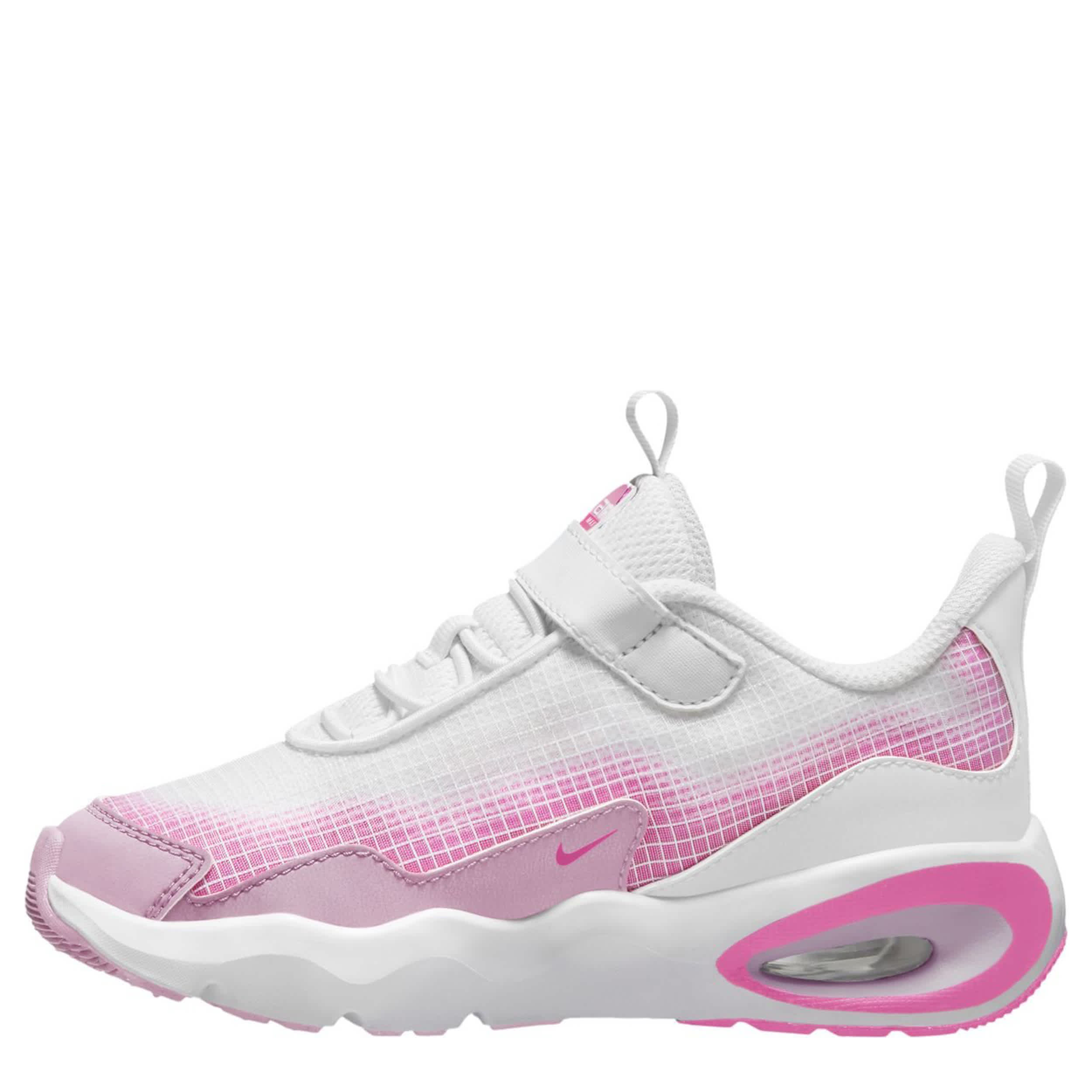 NIKE-GIRLS LITTLE KID AIR MAX NOVA SNEAKER-WHITE & PINK