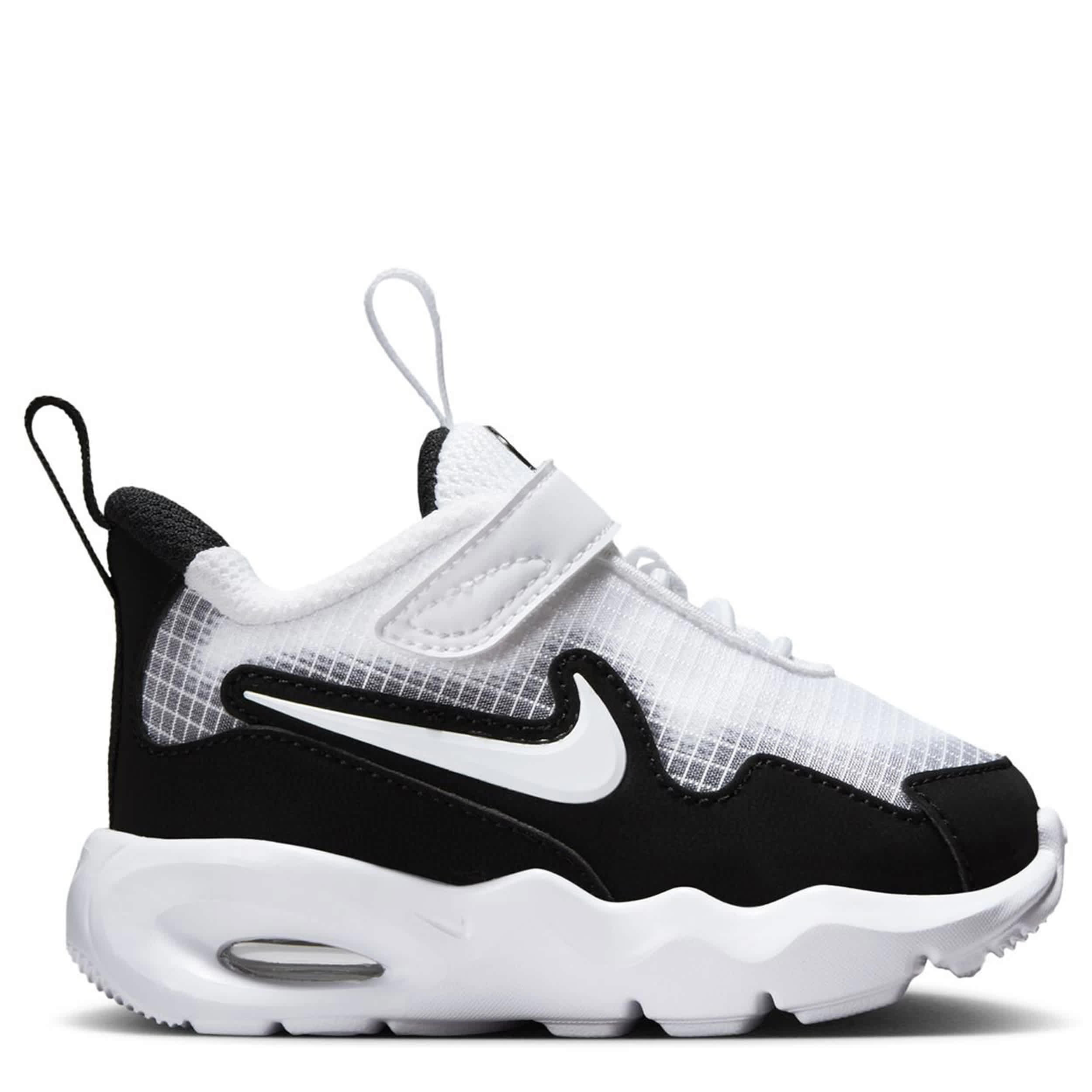 NIKE-BOYS INFANT TODDLER AIR MAX NOVA SNEAKER-WHITE & BLACK