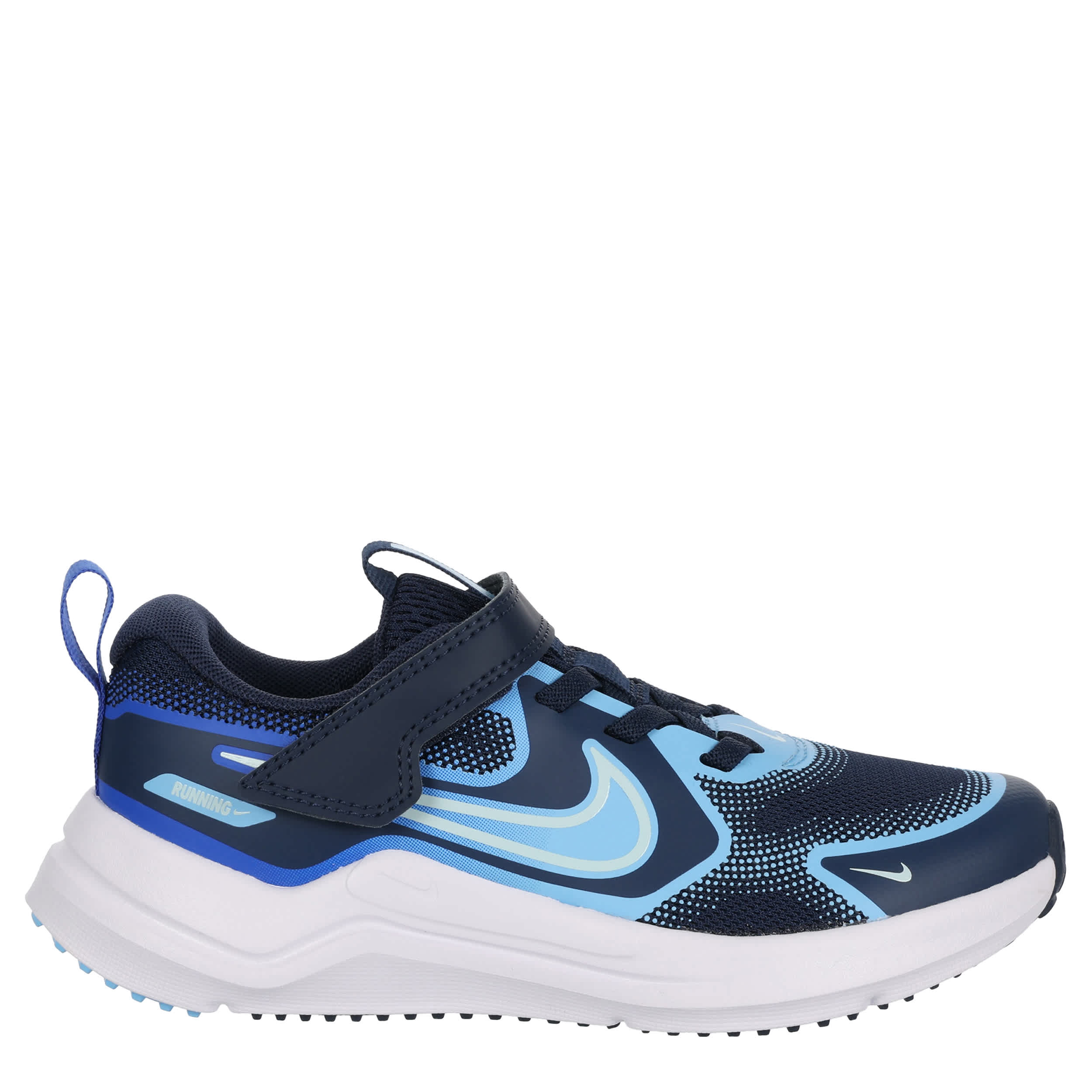 NIKE-BOYS LITTLE KID COSMIC RUNNER SNEAKER-NAVY & BLUE
