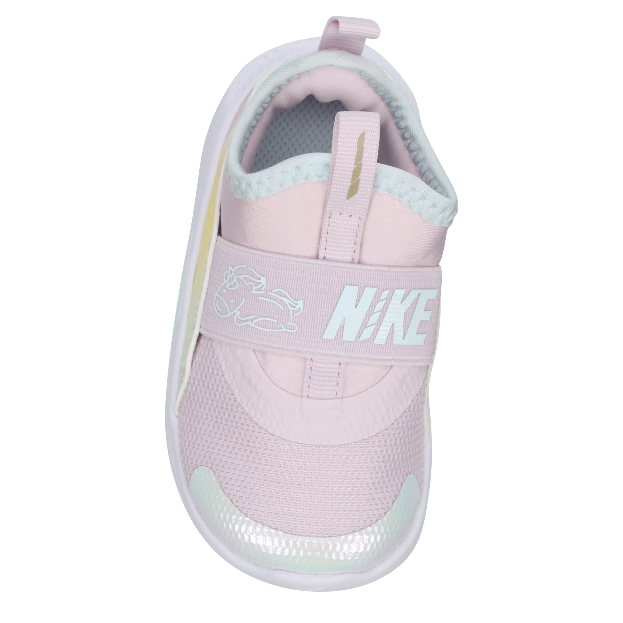NIKE-GIRLS INFANT TODDLER FLEX RUNNER 4 SNEAKER-LILAC & LIGHT BLUE