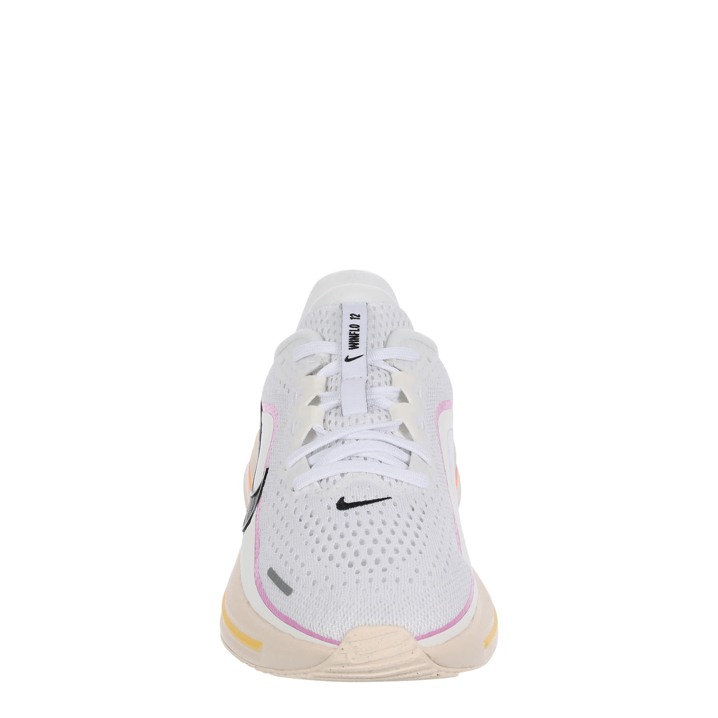 NIKE-GIRLS BIG KID WINFLO 12 RUNNING SHOE-WHITE & MULTICOLOR