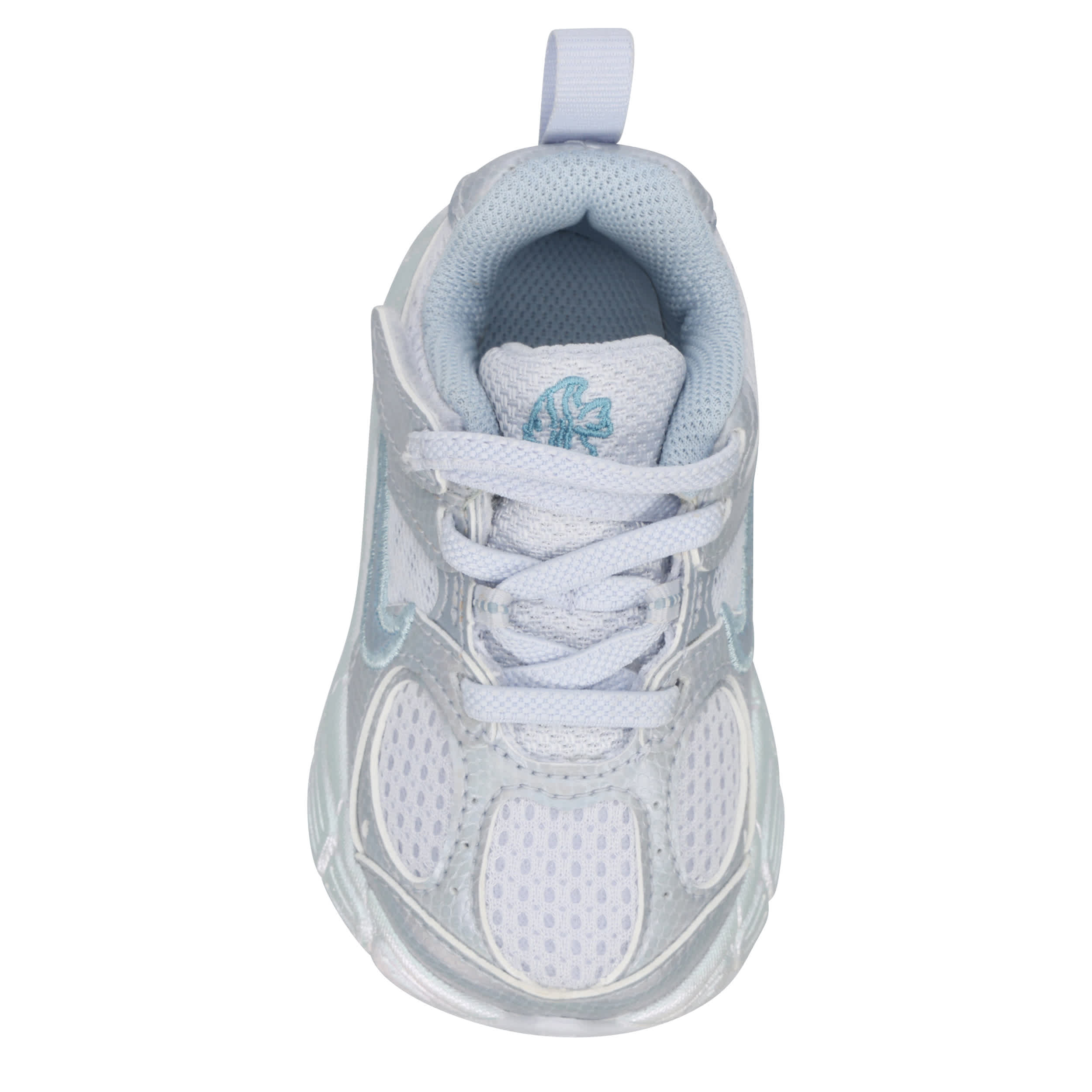 NIKE-GIRLS INFANT TODDLER V5 RNR SNEAKER-PALE GREY & LIGHT BLUE