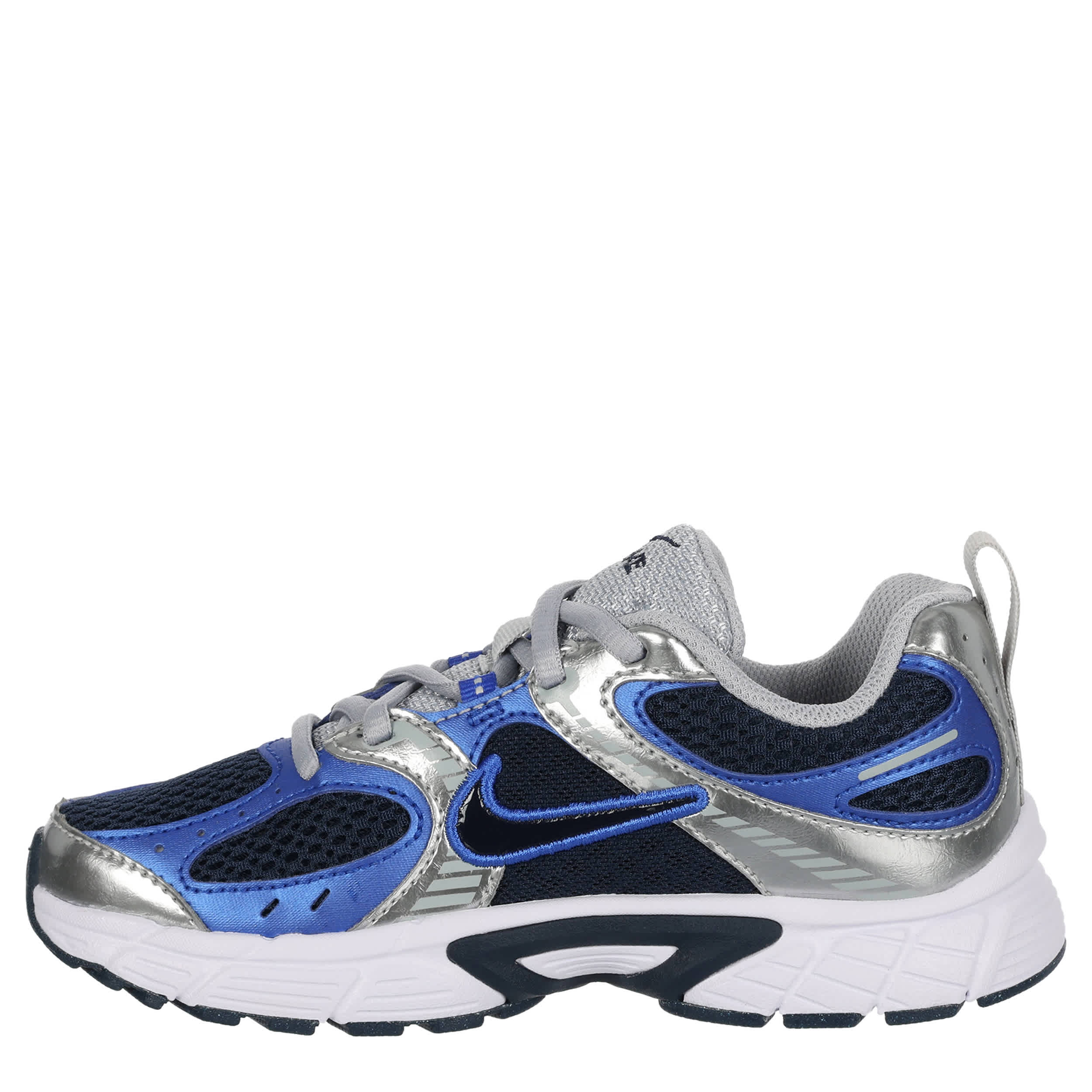 NIKE-BOYS LITTLE KID V5 RNR SNEAKER-SILVER & BLACK