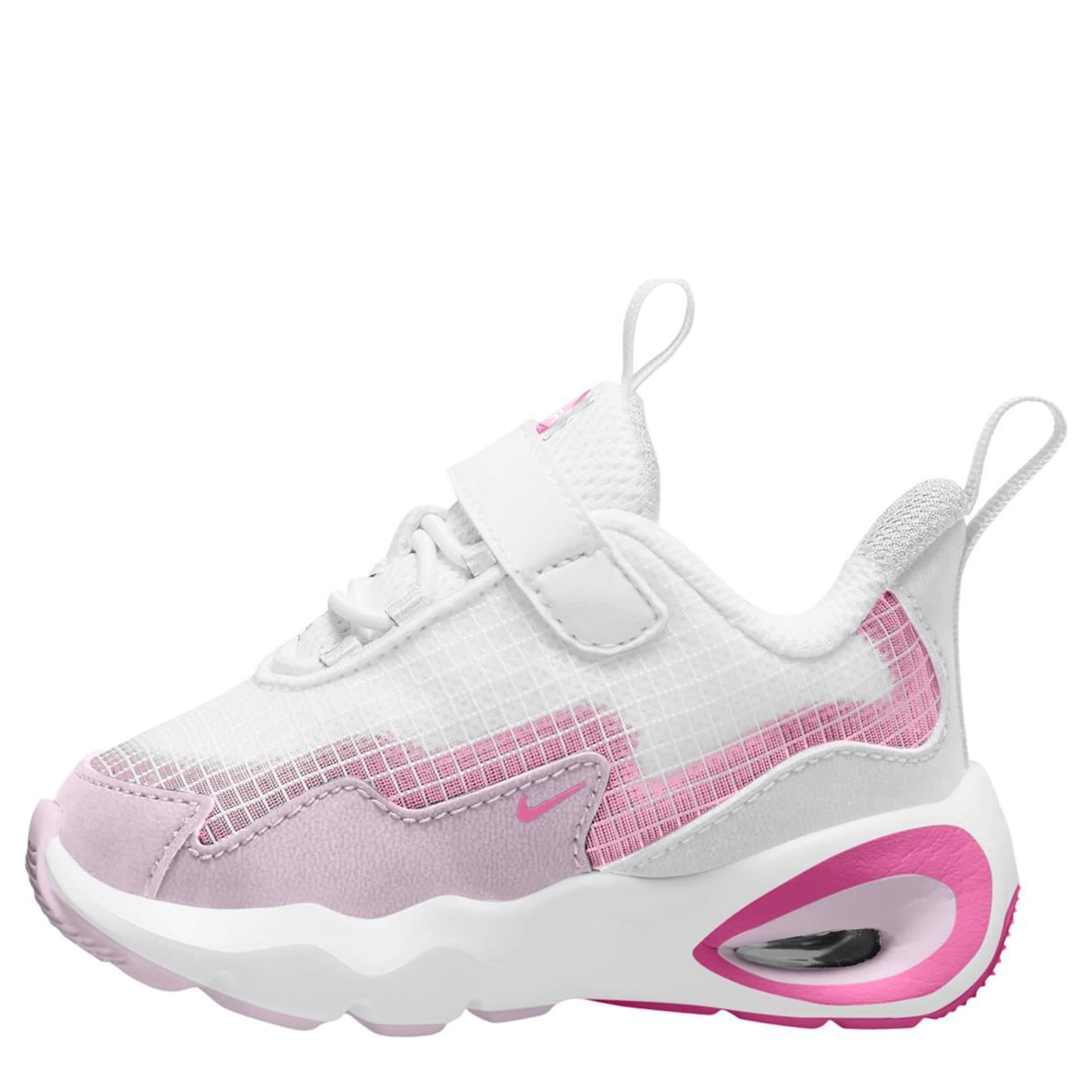 NIKE-GIRLS INFANT TODDLER AIR MAX NOVA SNEAKER-WHITE & PINK