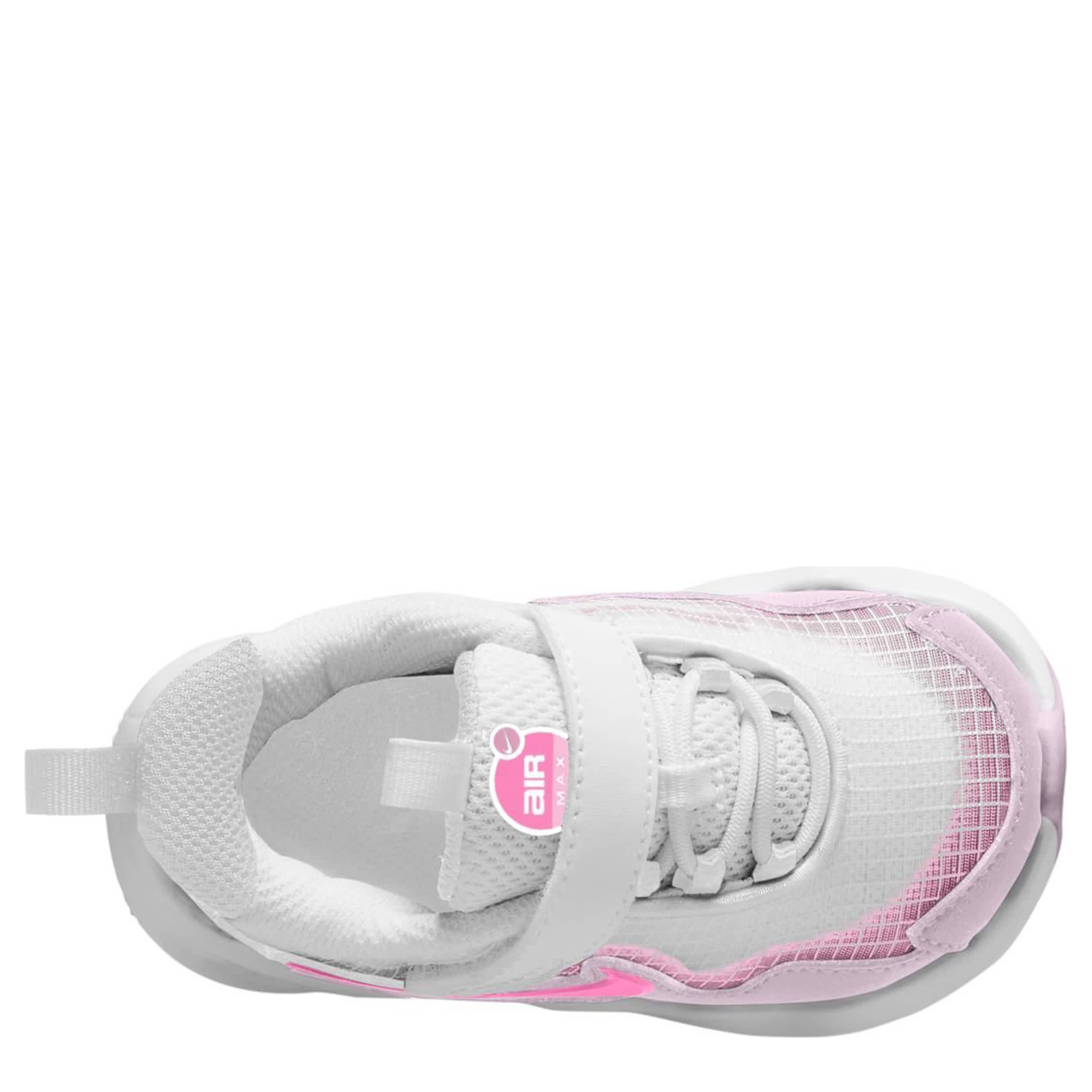 NIKE-GIRLS INFANT TODDLER AIR MAX NOVA SNEAKER-WHITE & PINK