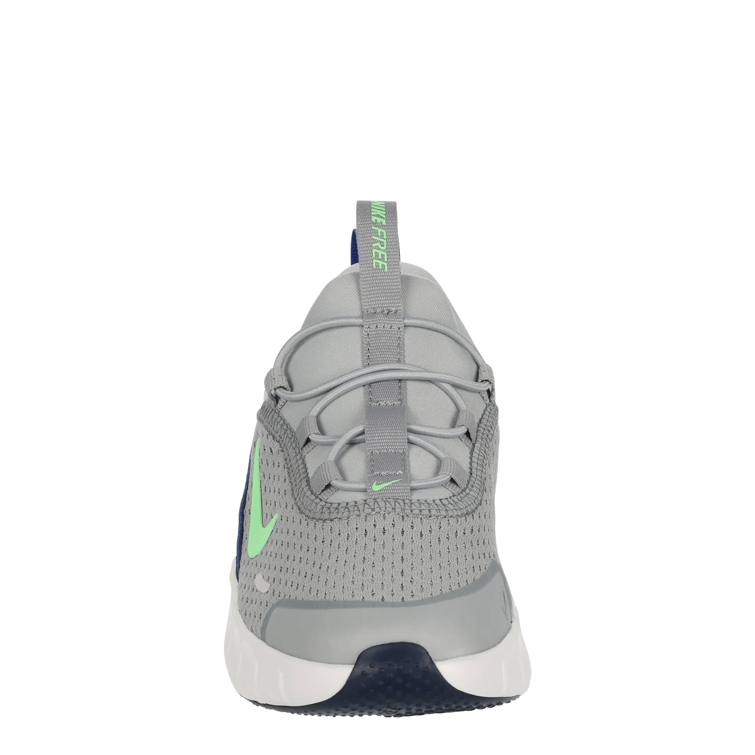 NIKE-BOYS LITTLE KID FREE RIDE RUNNING SHOE-GREY & GREEN