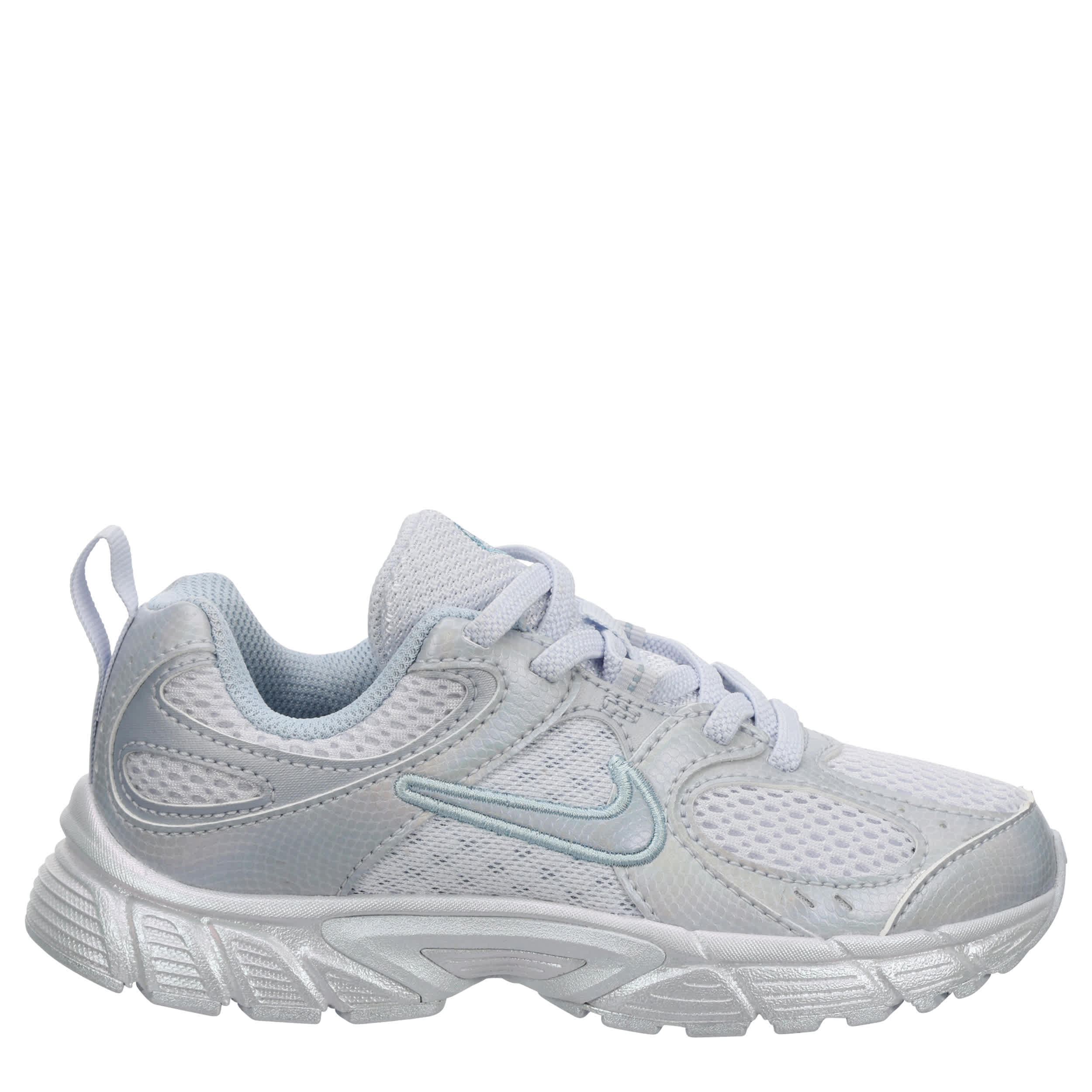 NIKE-GIRLS LITTLE KID V5 RNR SNEAKER-PALE GREY & LIGHT BLUE