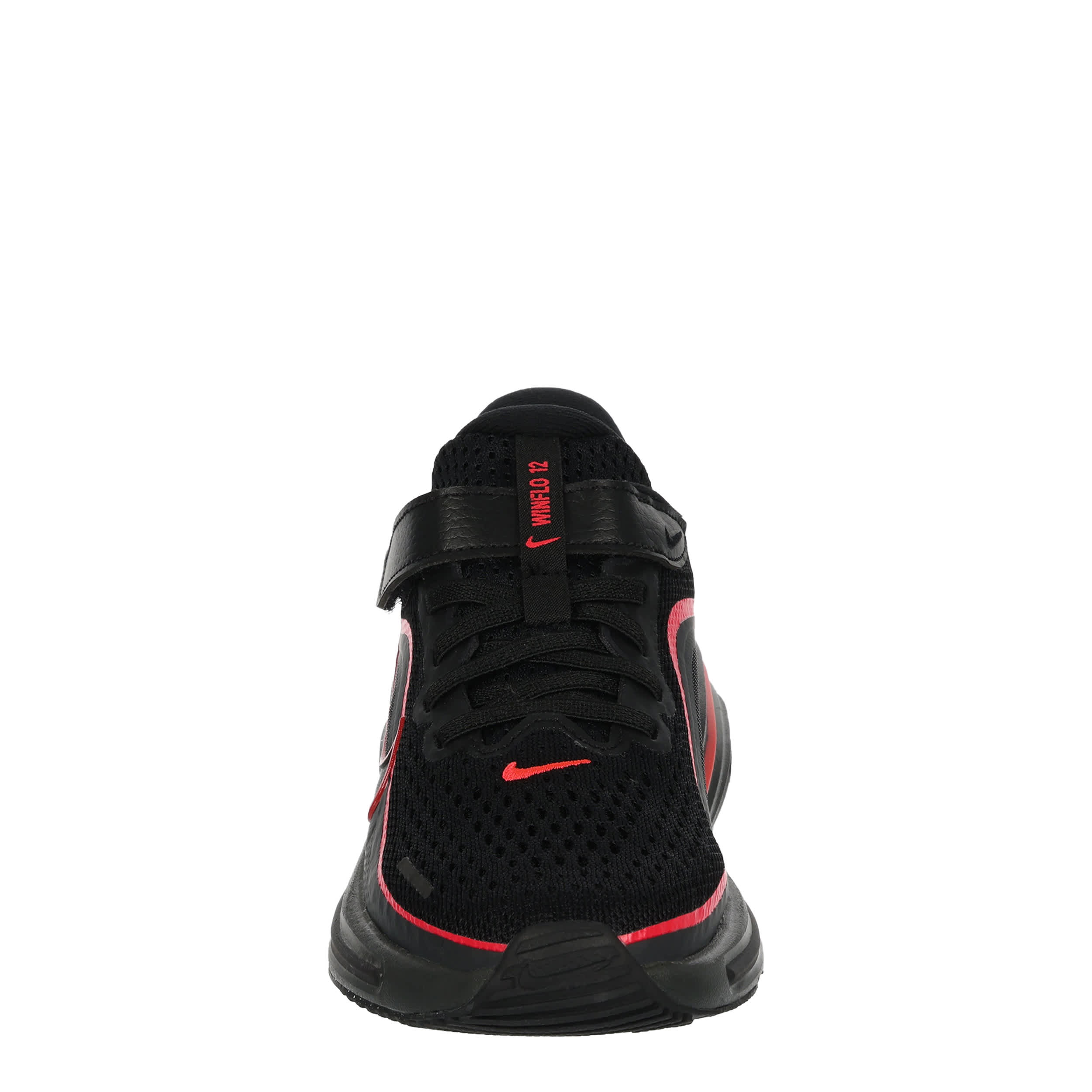NIKE-BOYS LITTLE KID AIR WINFLO 12 RUNNING SHOE-BLACK & RED