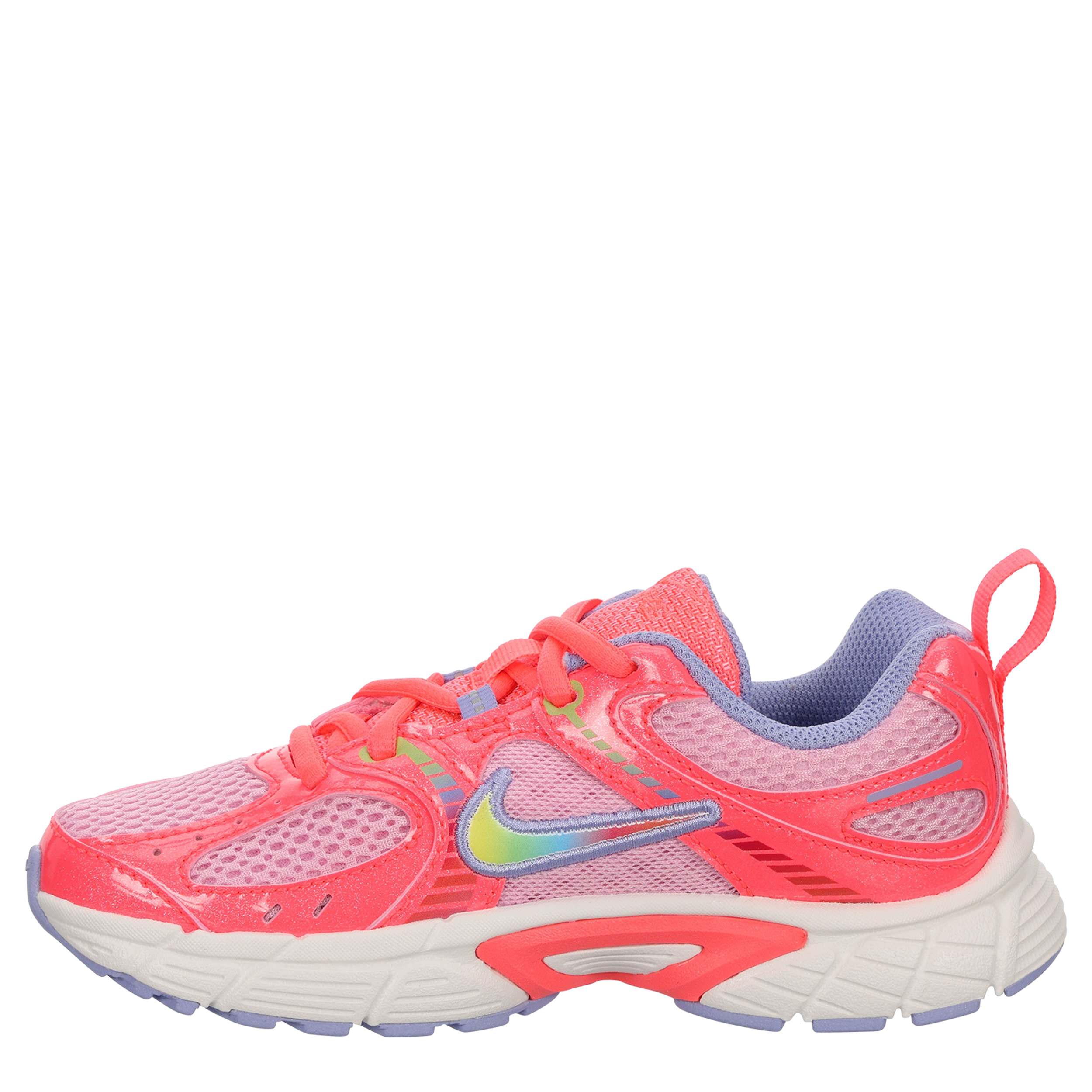 NIKE-GIRLS LITTLE KID V5 RNR SNEAKER-CORAL & BRIGHT PINK