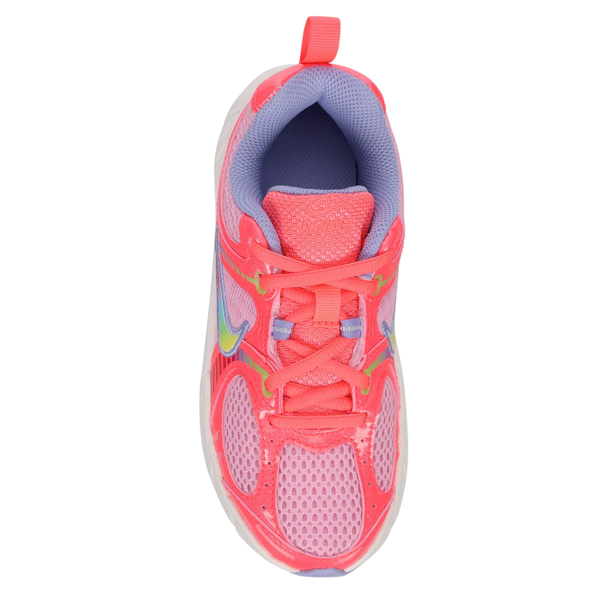 NIKE-GIRLS LITTLE KID V5 RNR SNEAKER-CORAL & BRIGHT PINK