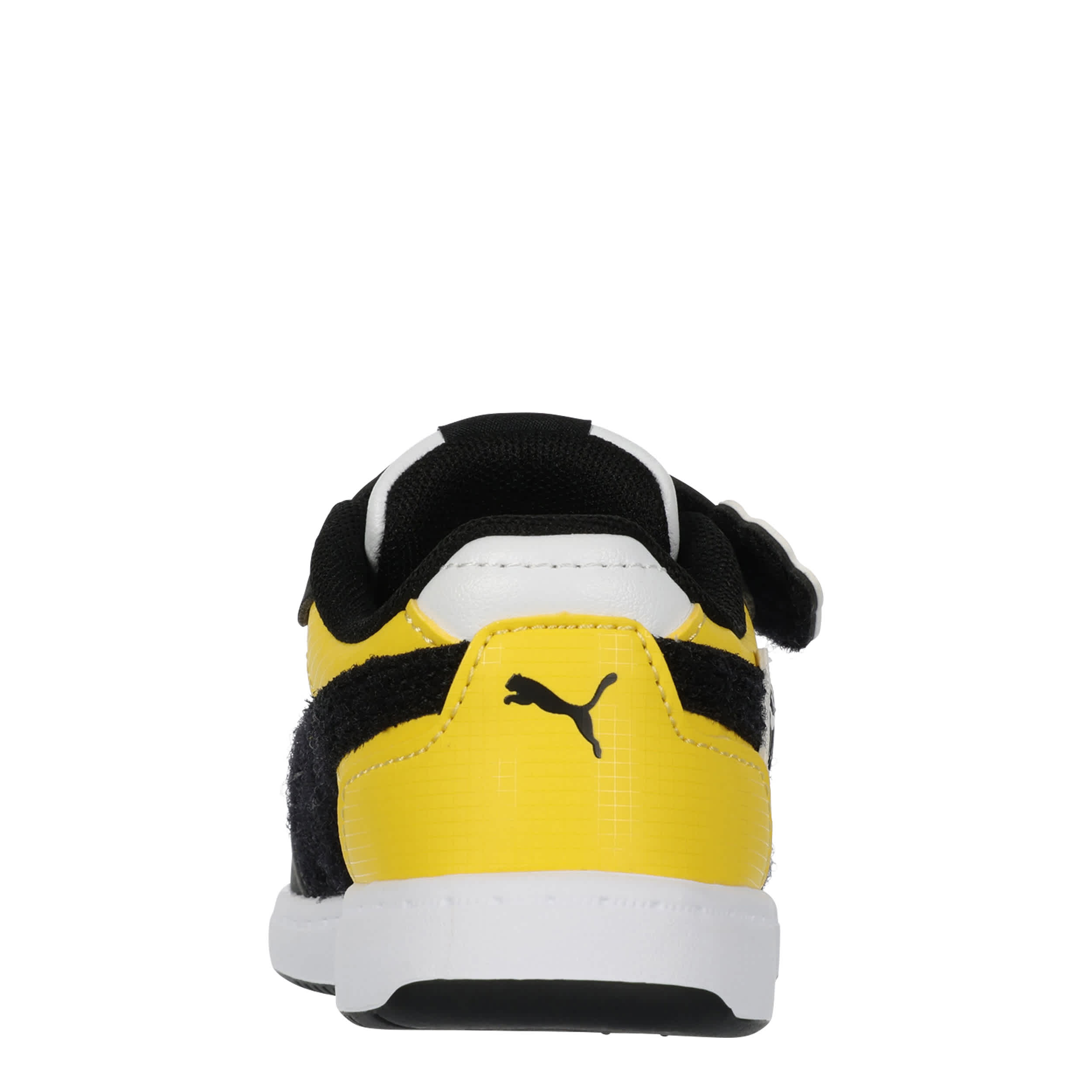 PUMA-BOYS INFANT TODDLER REBOUND V6 LOW SNEAKER-BLACK & YELLOW