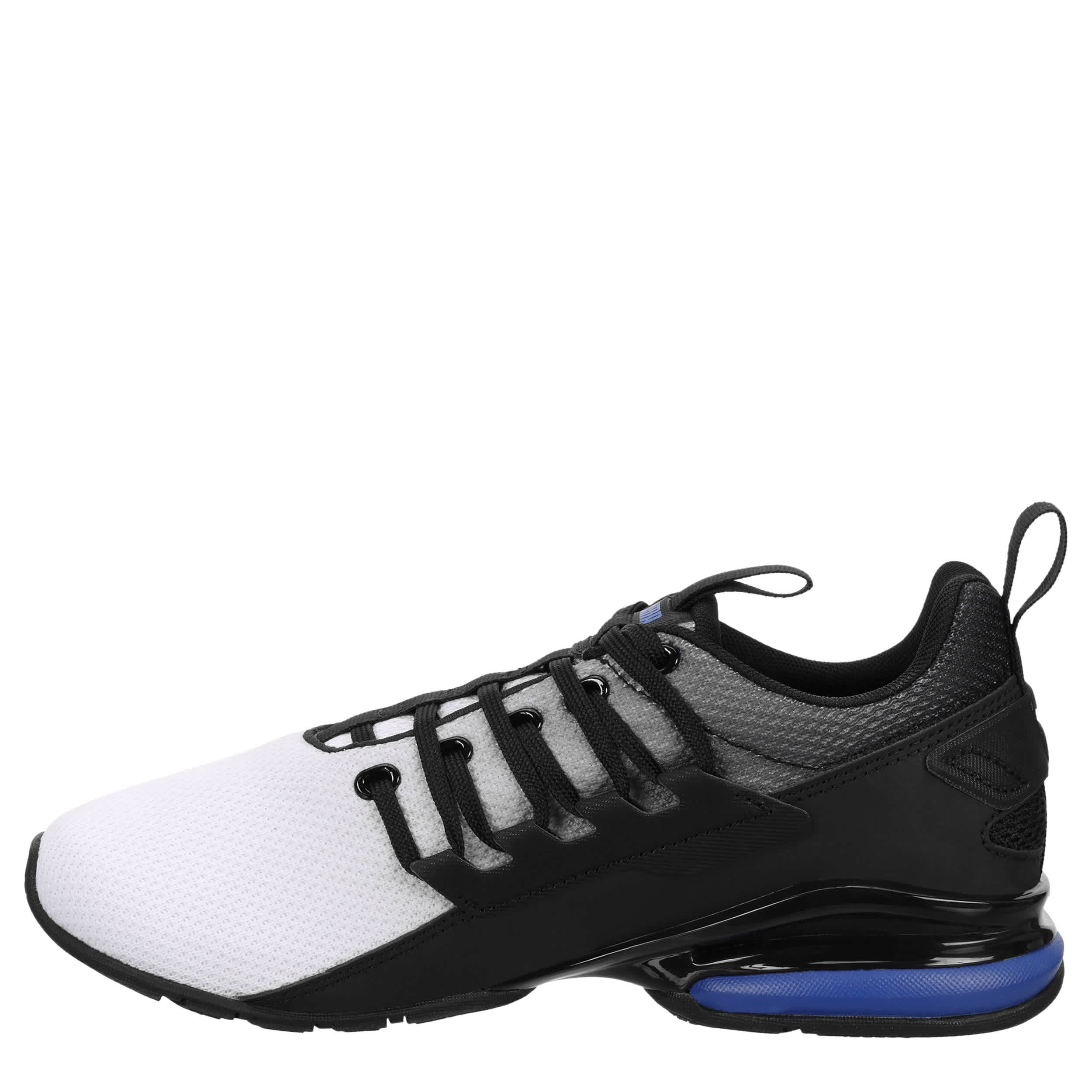 PUMA-BOYS BIG KID AXELION SNEAKER-WHITE & BLUE