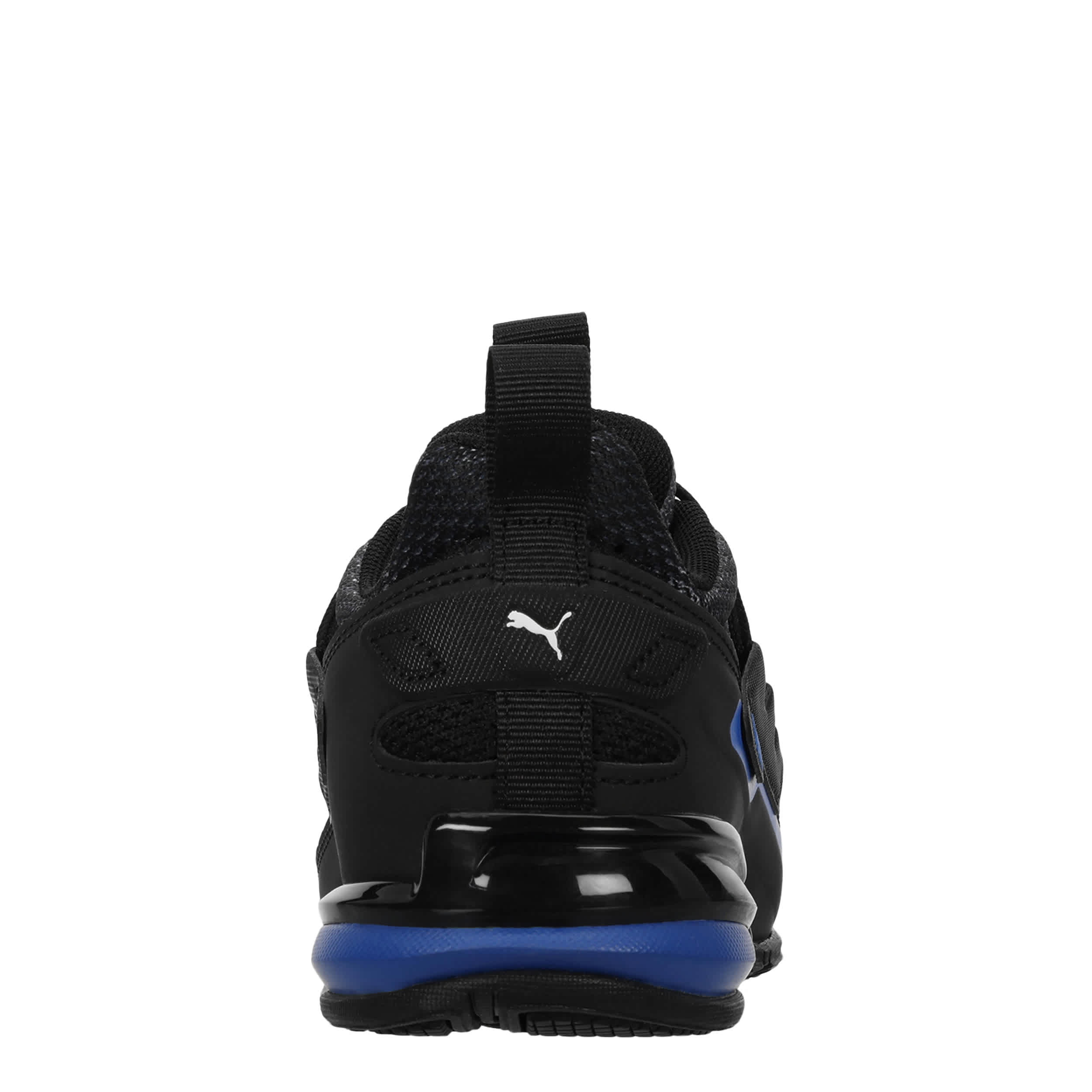 PUMA-BOYS LITTLE KID AXELION SNEAKER-WHITE & BLUE