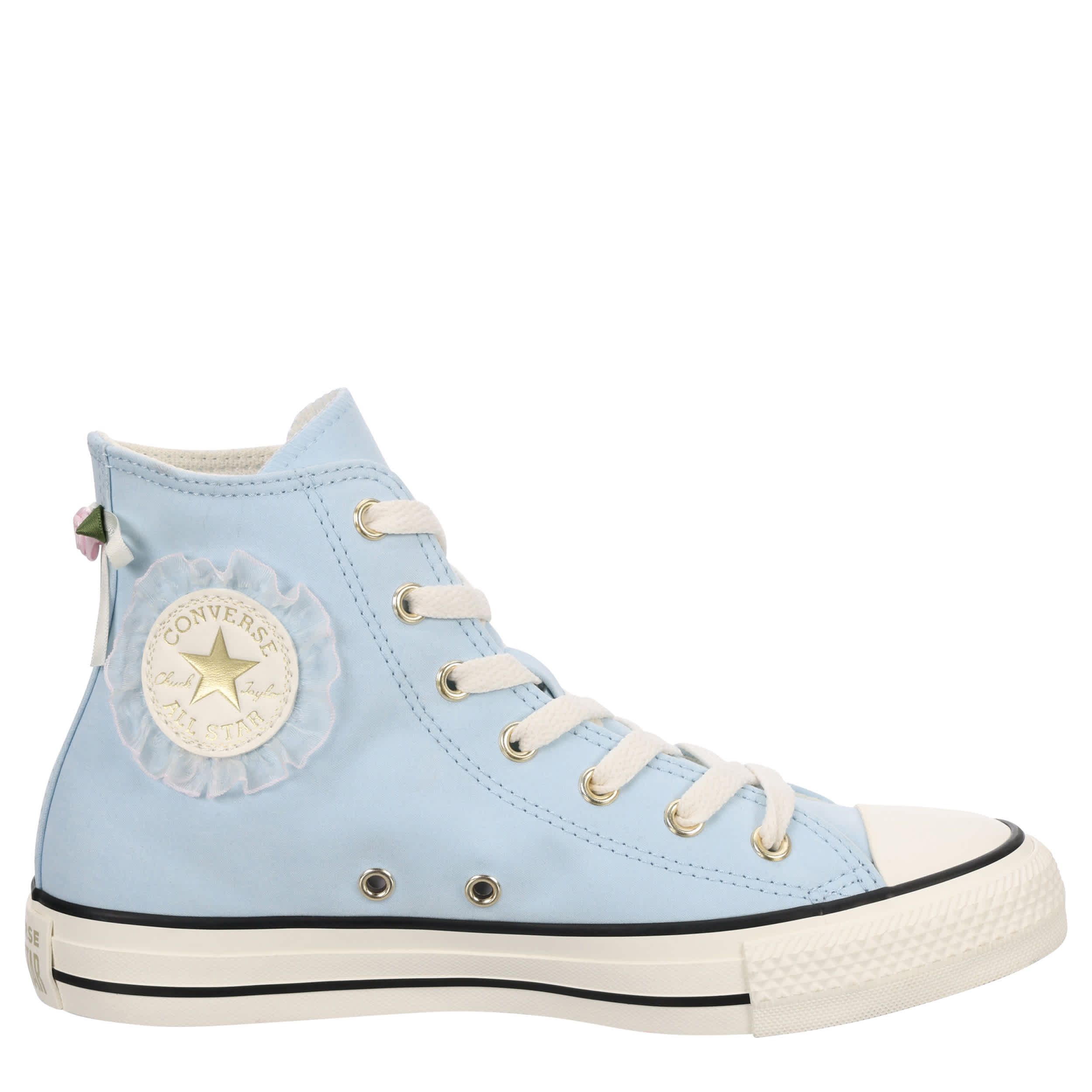 CONVERSE-GIRLS BIG KID CHUCK TAYLOR ALL STAR HIGH TOP SNEAKER-BLUE & WHITE