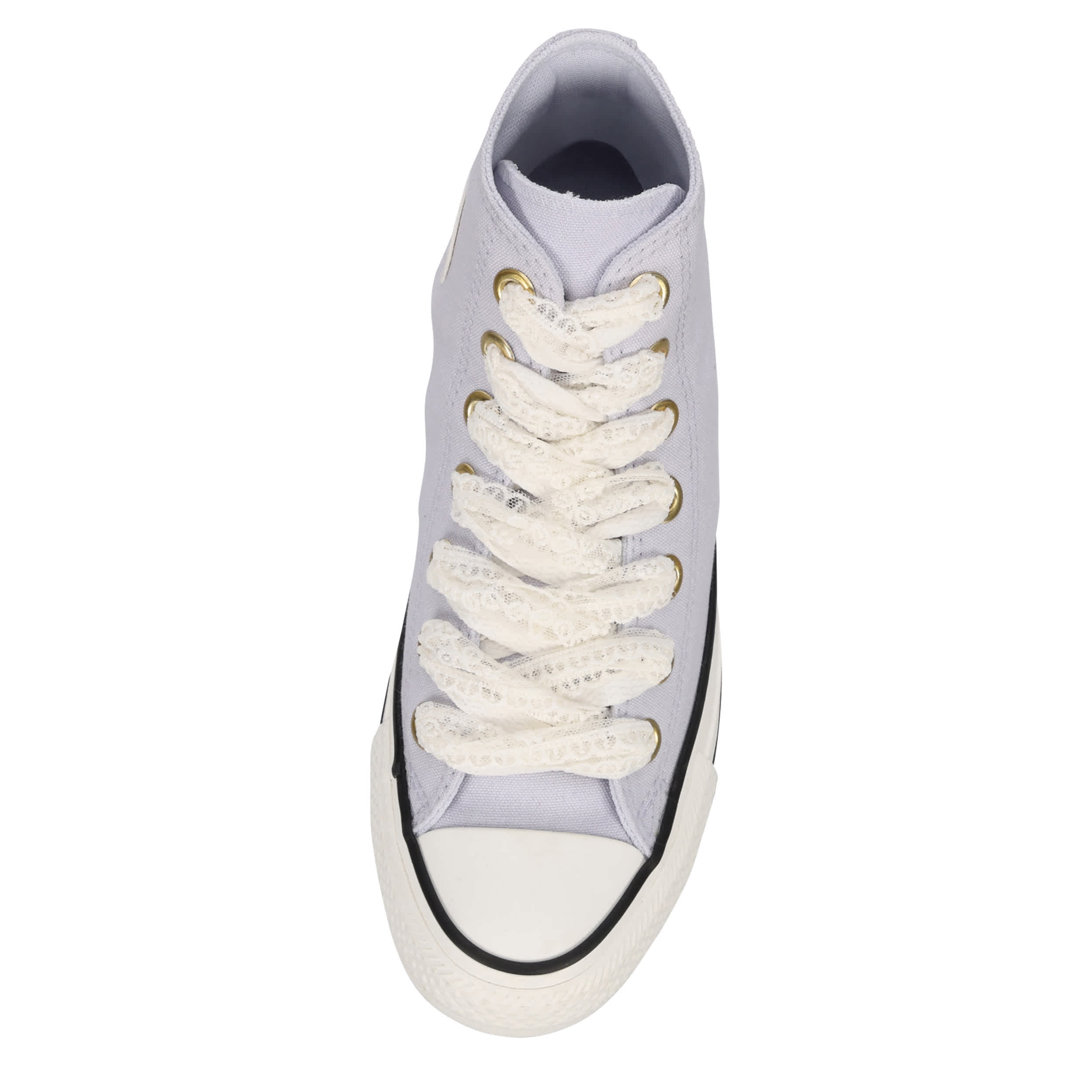 CONVERSE-GIRLS BIG KID CHUCK TAYLOR ALL STAR OXFORD SNEAKER-GREY & WHITE